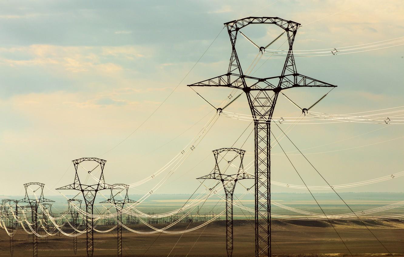 1332x850 Wallpaper cables, electricity, transmission lines high voltage image for desktop, section пейзажи