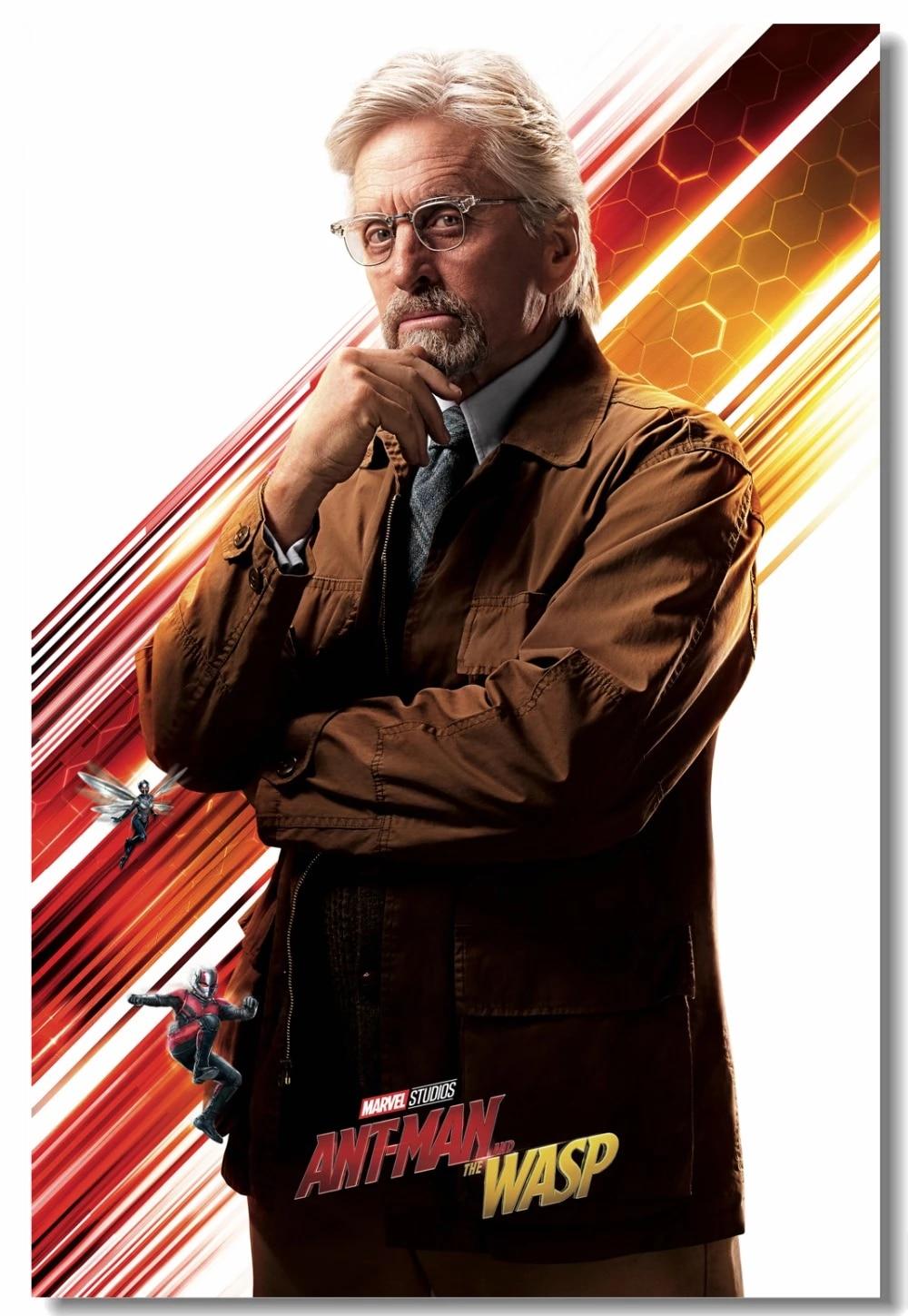 1000x1449 Custom Canvas Wall Mural Ant Man And The Wasp Poster Michael Douglas Hank Pym Wall Sticker Ava Ghost Wallpaper Home Decor #. Wall Stickers