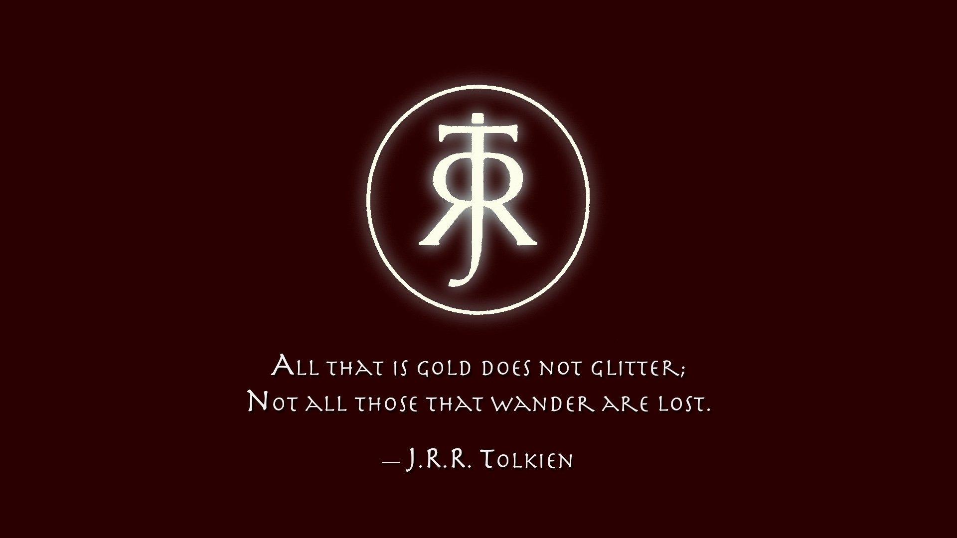 1920x1080 J.R.R.Tolkien Quote HD Wallpaper