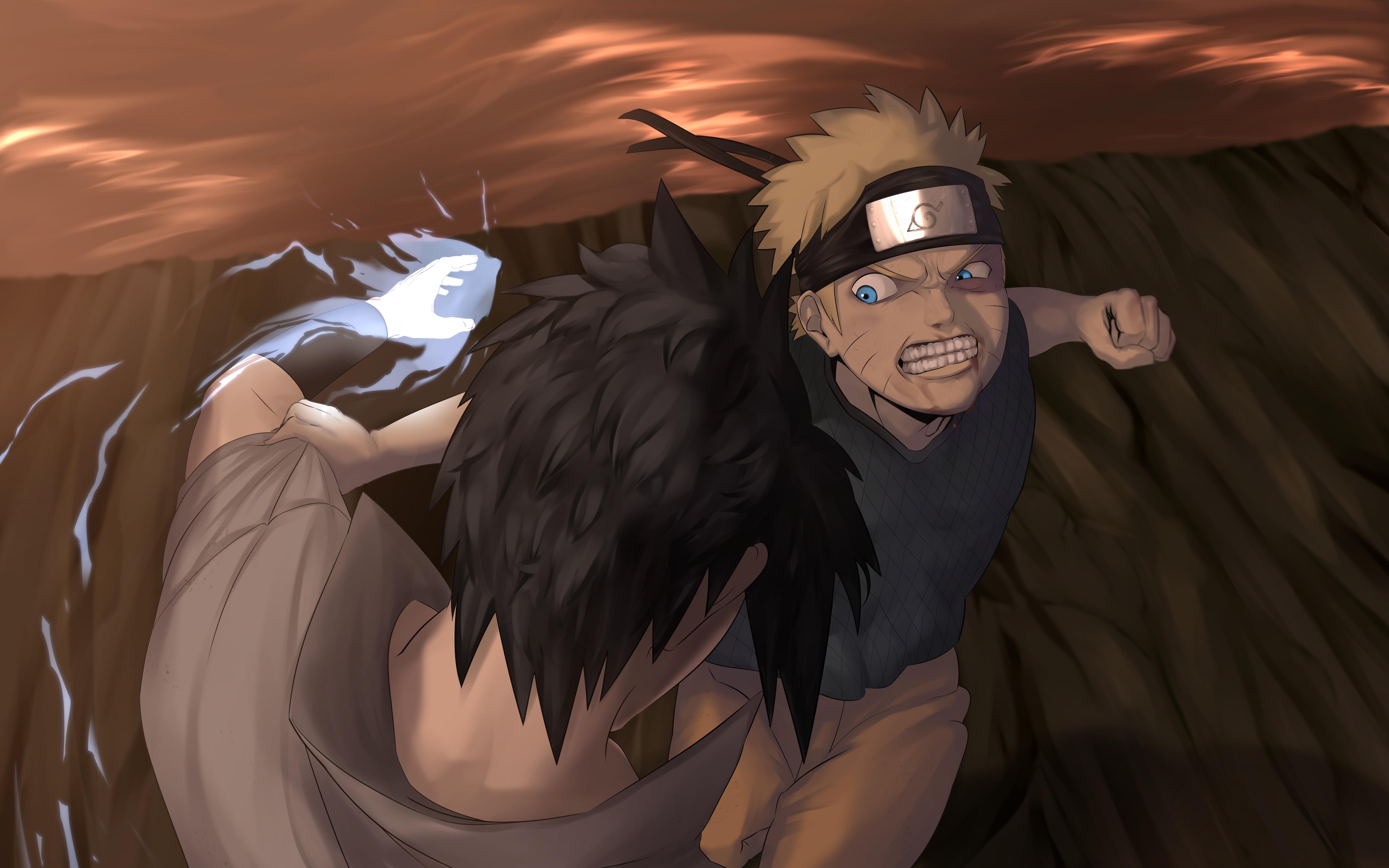 4830x3020 Naruto vs Sasuke Final Fight 4k Ultra HD Wallpaper