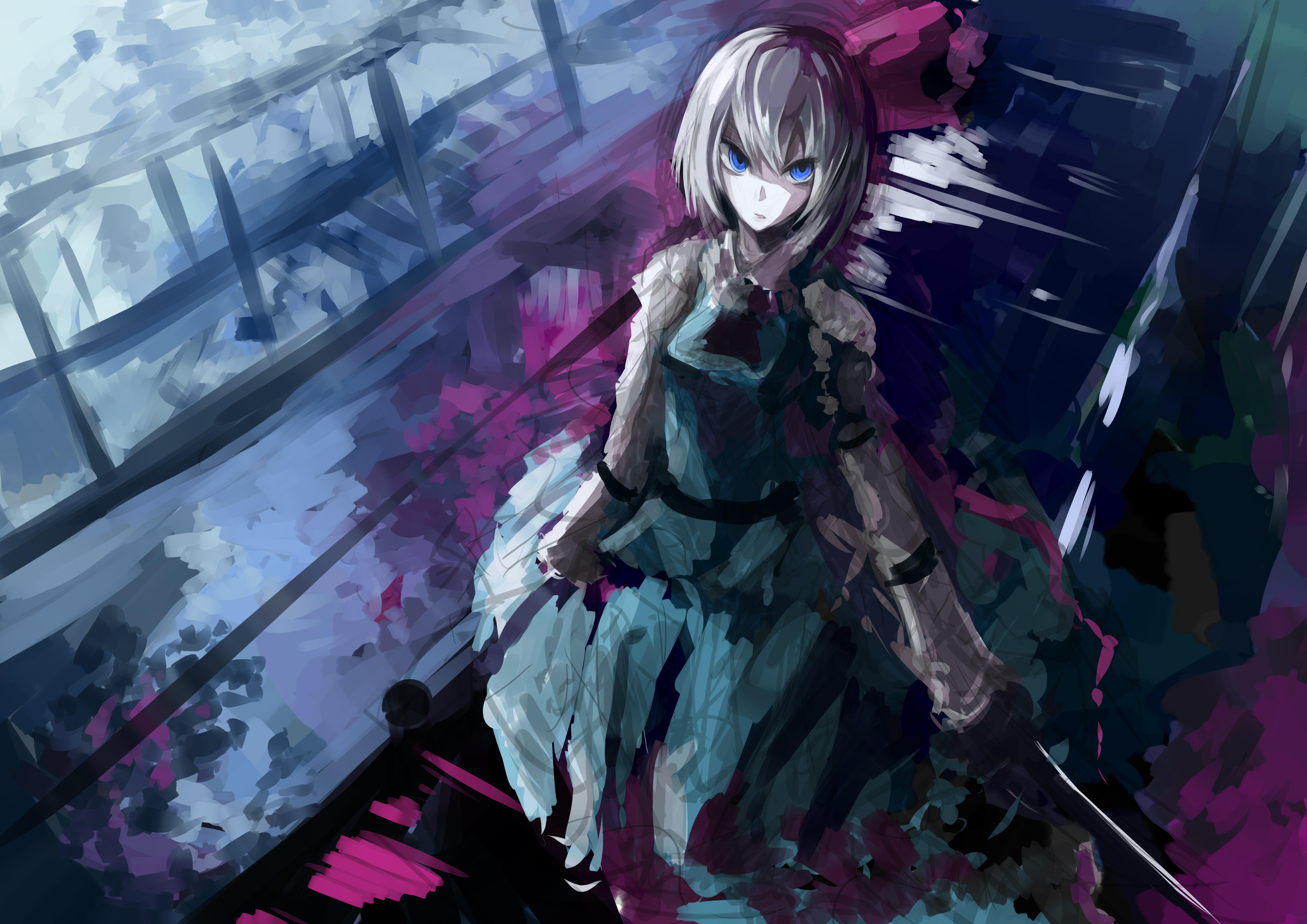 6312x4464 Anime Girl White Hair Illustration, HD Anime, 4k Wallpaper, Image, Background, Photo and Picture