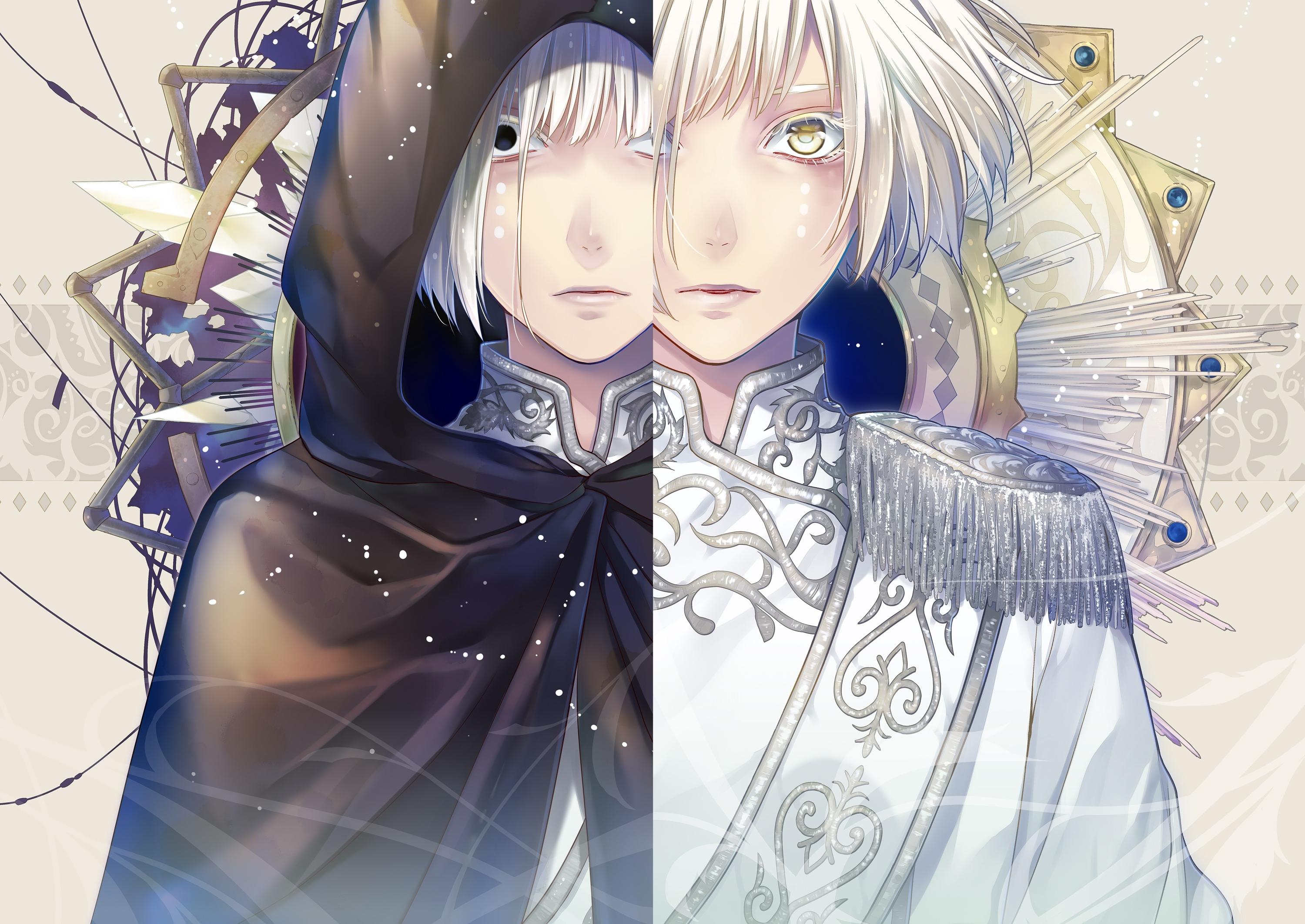 3000x2125 Wallpaper Uniform, Hoodie, White Hair, Anime Boys:3000x2125