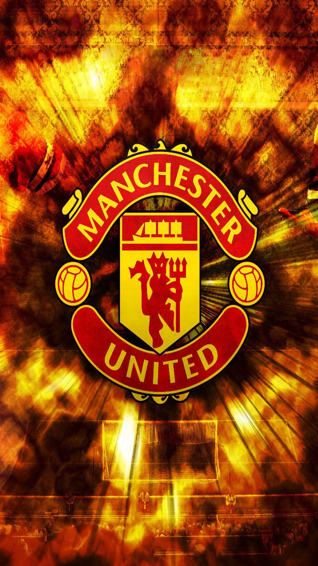 1080x1920 Fondos de pantalla Manchester United. Manchester united logo, Manchester united wallpaper, Manchester united