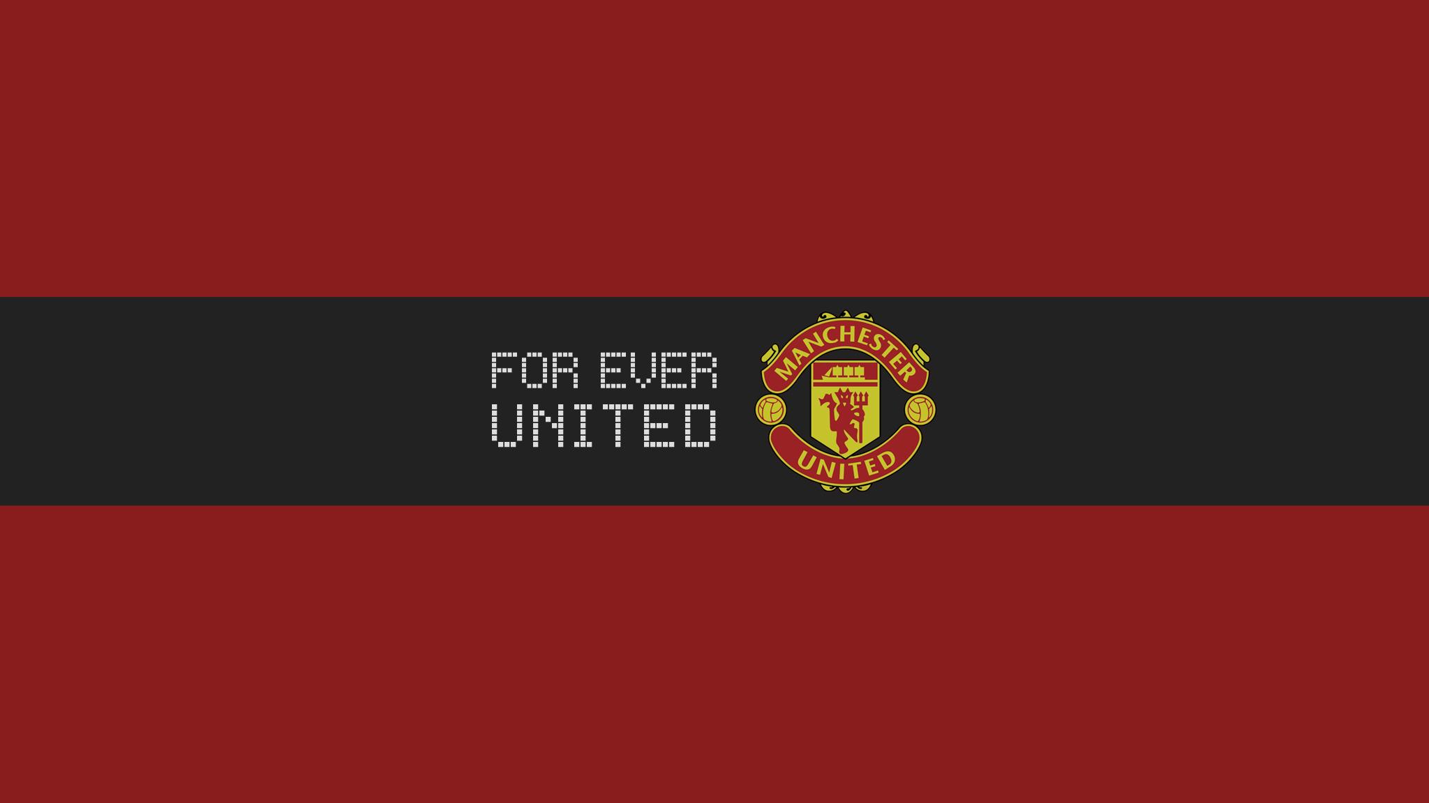2048x1152 Desktop Wallpaper Manchester United Football Team Logo, HD Image, Picture, Background, Tfer8b