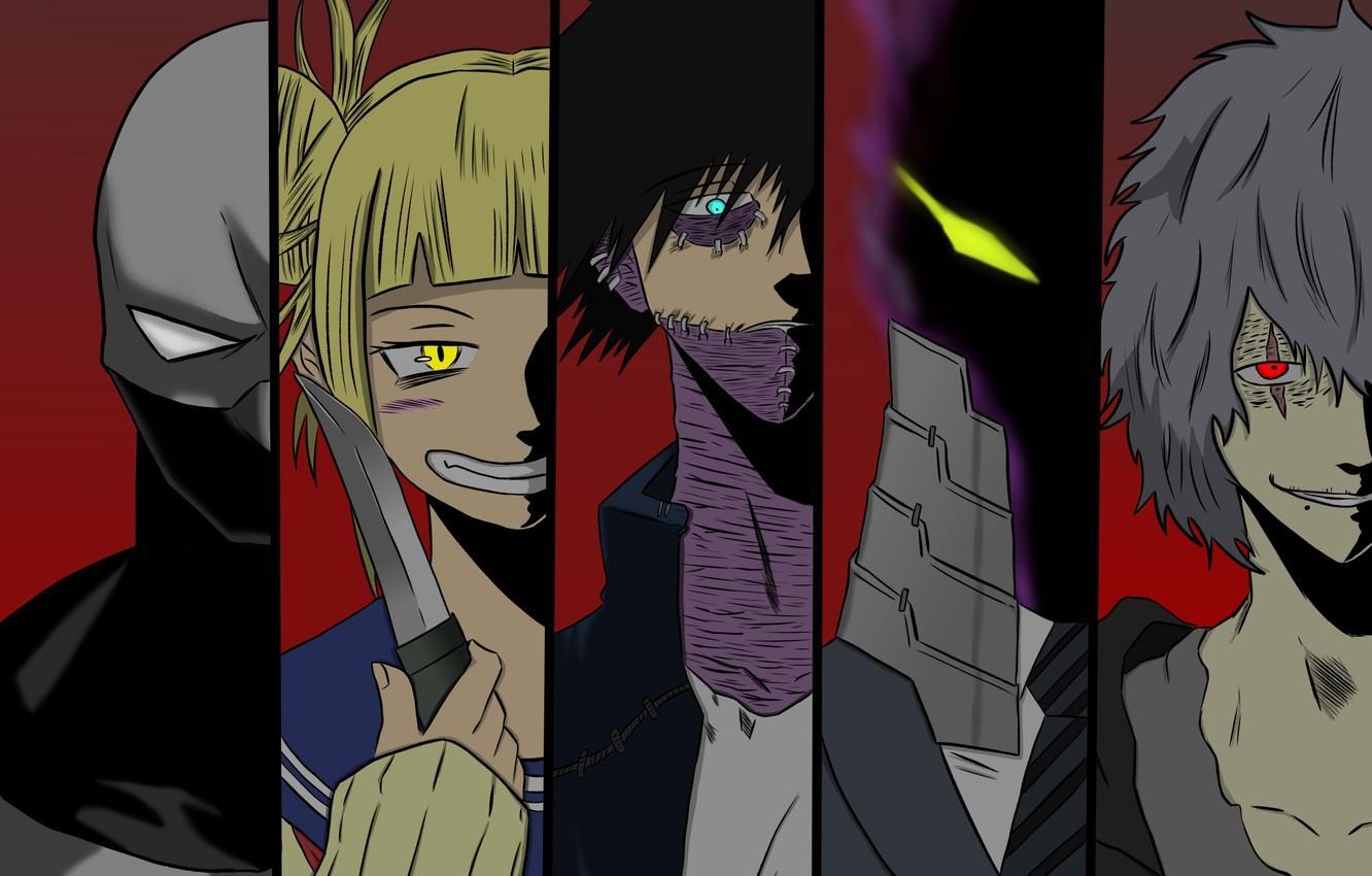 1332x850 Wallpaper My Hero Academia Villains