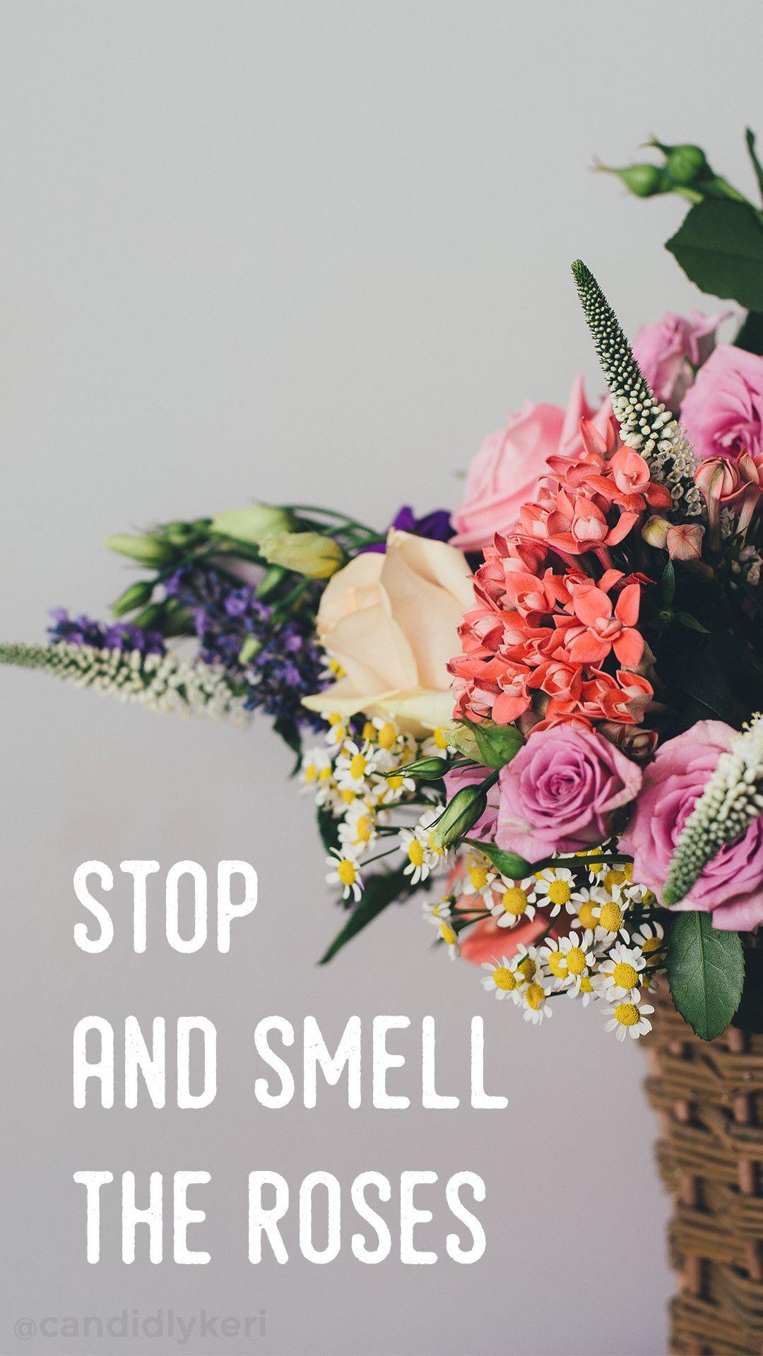 Floral Desktop Wallpaper Quote