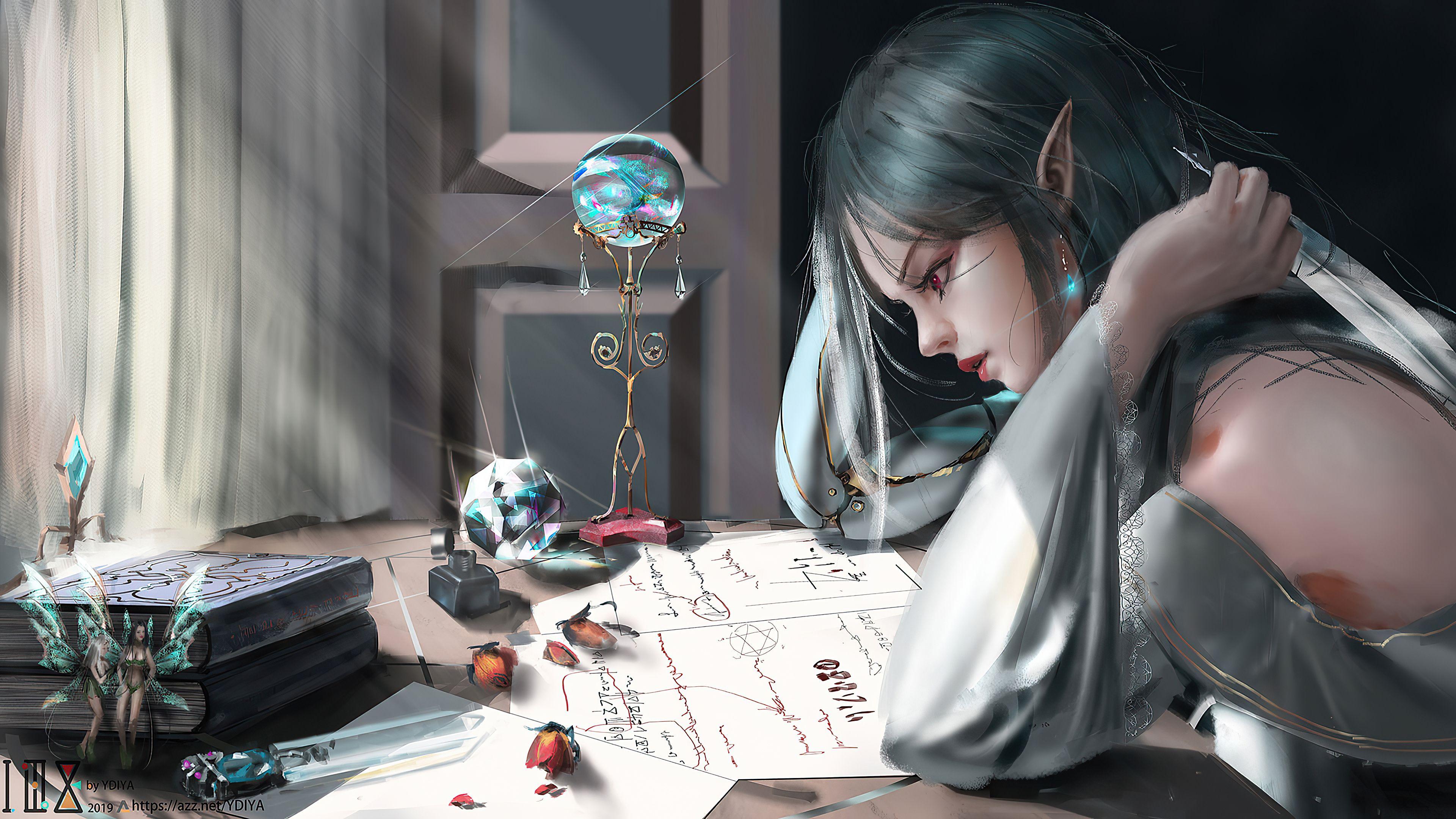 3840x2160 Long Earings Elf Girl 4k Long Earings Elf Girl 4k wallpaper. Wallpaper, Mirror selfie, HD widescreen wallpaper