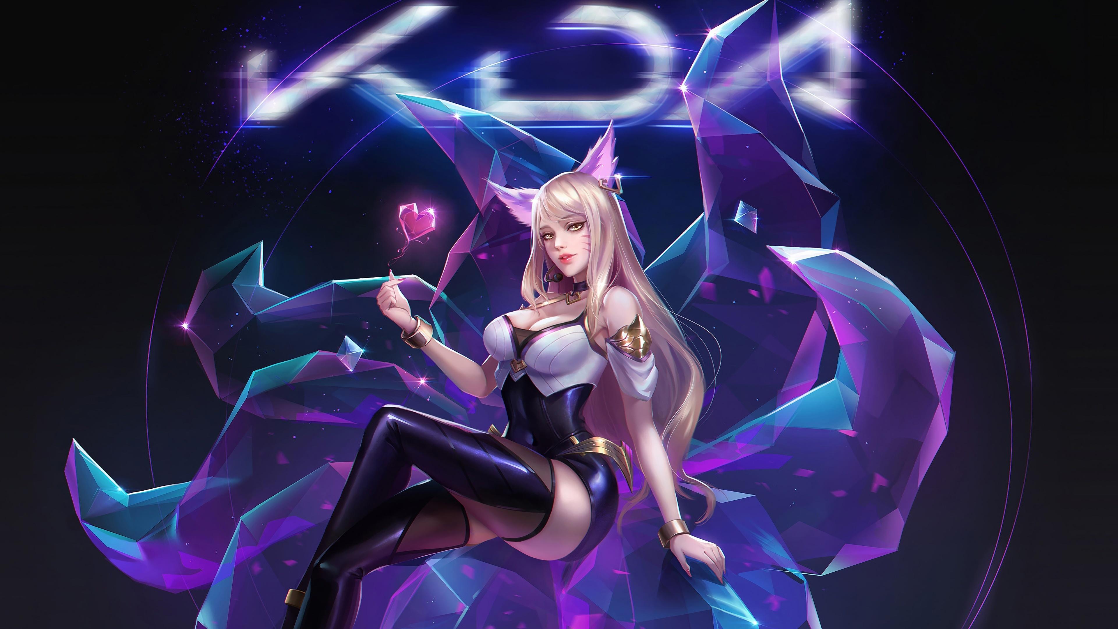 3840x2160 Download 3840x2160 wallpaper league of legends, beautiful elf, akali, artwork, 4k, uhd 16: widescreen, 3840x2160 HD image, background, 20223