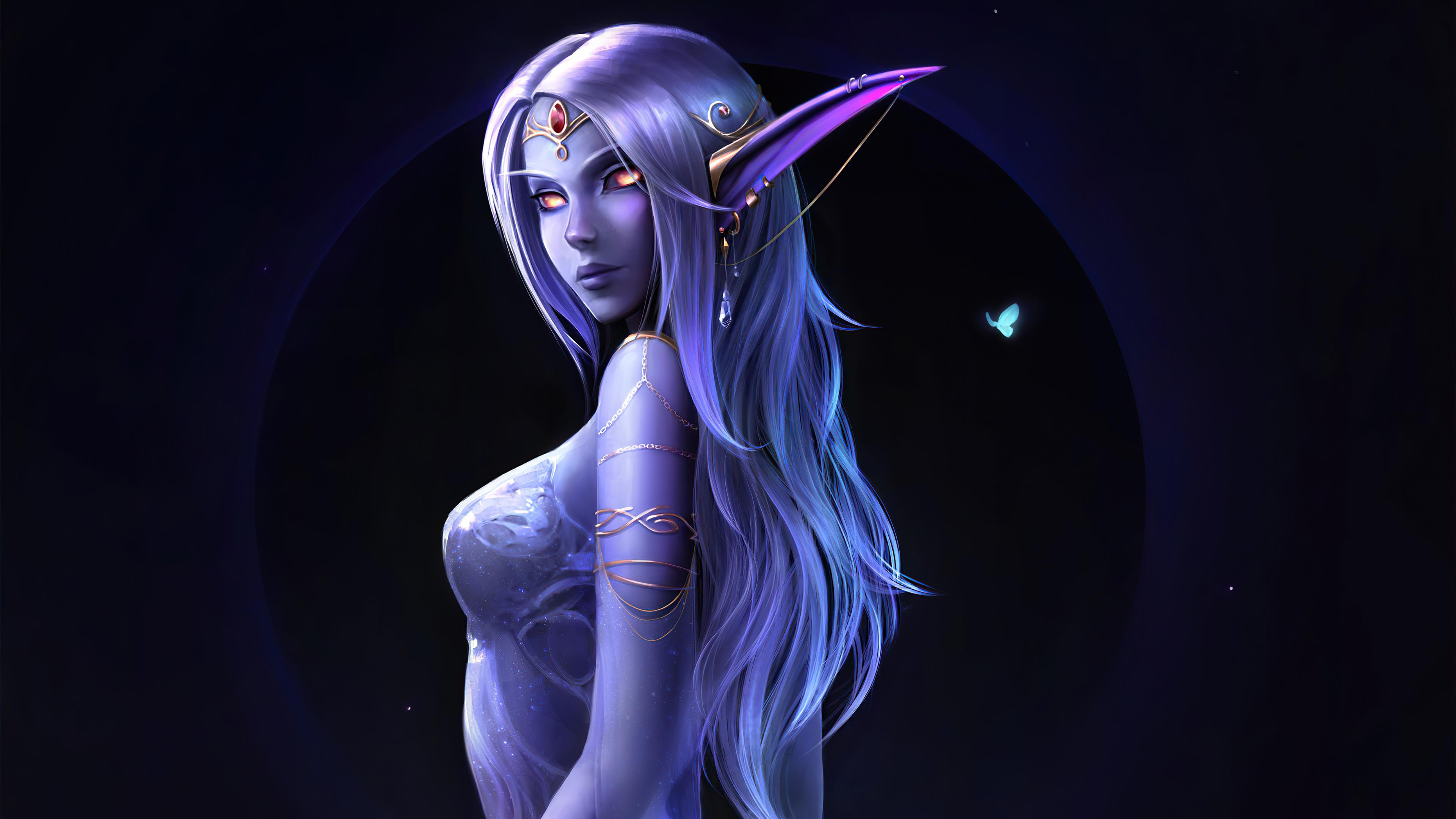 3840x2160 Elf Azralith Fantasy 4k, HD Artist, 4k Wallpaper, Image, Background, Photo and Picture