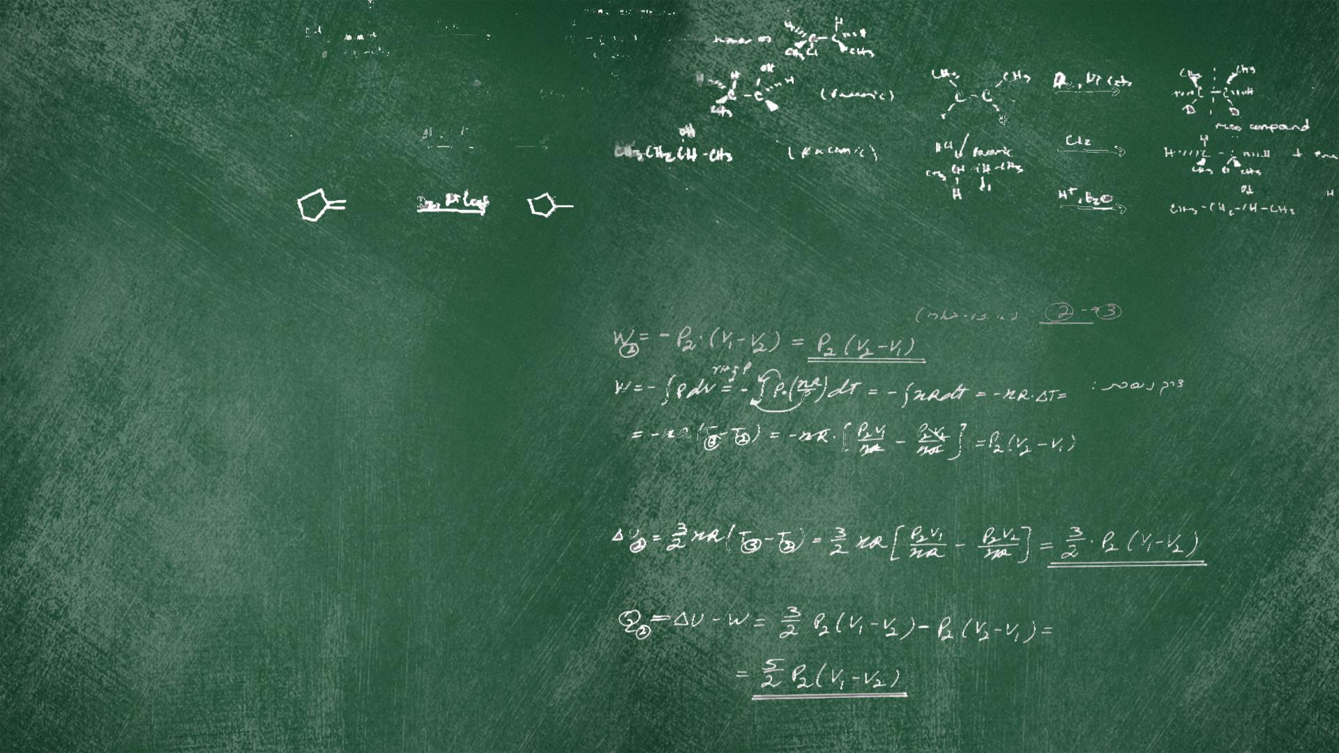 1920x1080 Chalk Board Wallpaper