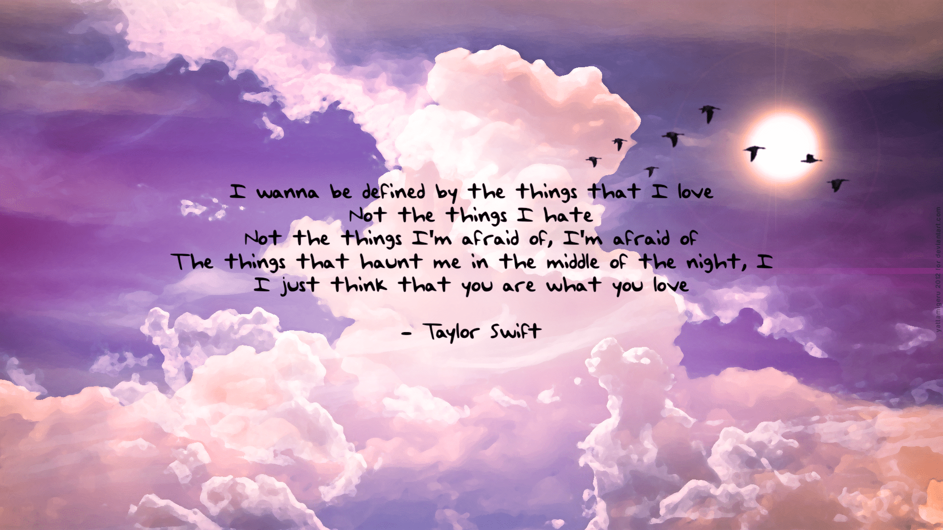 Taylor Swift Lyrics Wallpapers  Wallpaper Cave
