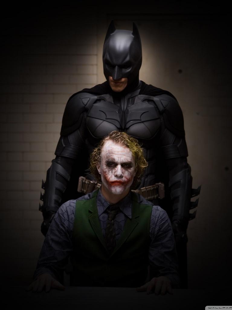 768x1024 Free download Batman And Joker 4K HD Desktop Wallpaper for 4K Ultra HD TV [1024x1024] for your Desktop, Mobile & Tablet. Explore Batman Joker Wallpaper For Android