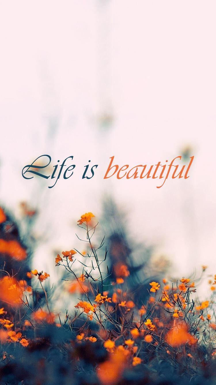 Life is Beautiful Mobile Wallpaper  Mobile Wallpapers  Download Free  Android iPhone Samsung HD Backgrounds