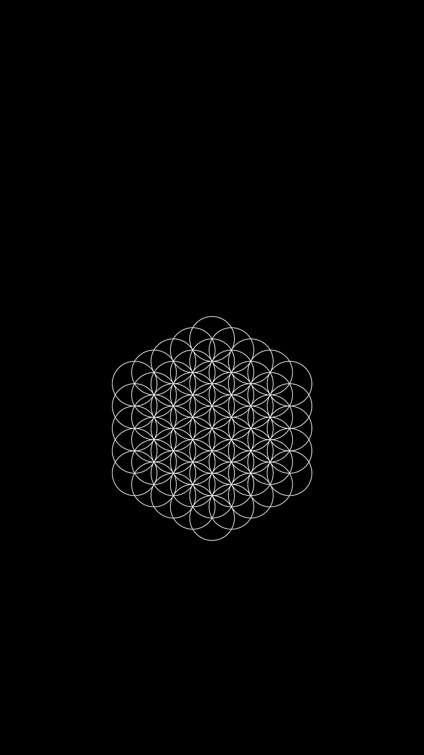 1440x2560 Flower Of Life iPhone Wallpaper