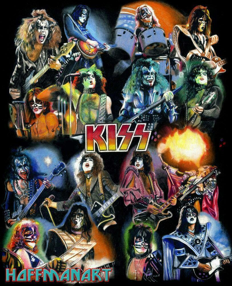813x1000 Kiss Band Wallpaper