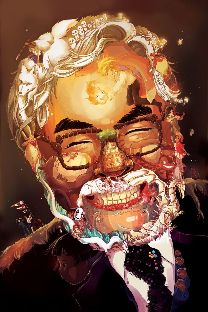 880x1319 Celebrate The 75th Birthday Of Hayao Miyazaki With These 75 Wallpaper