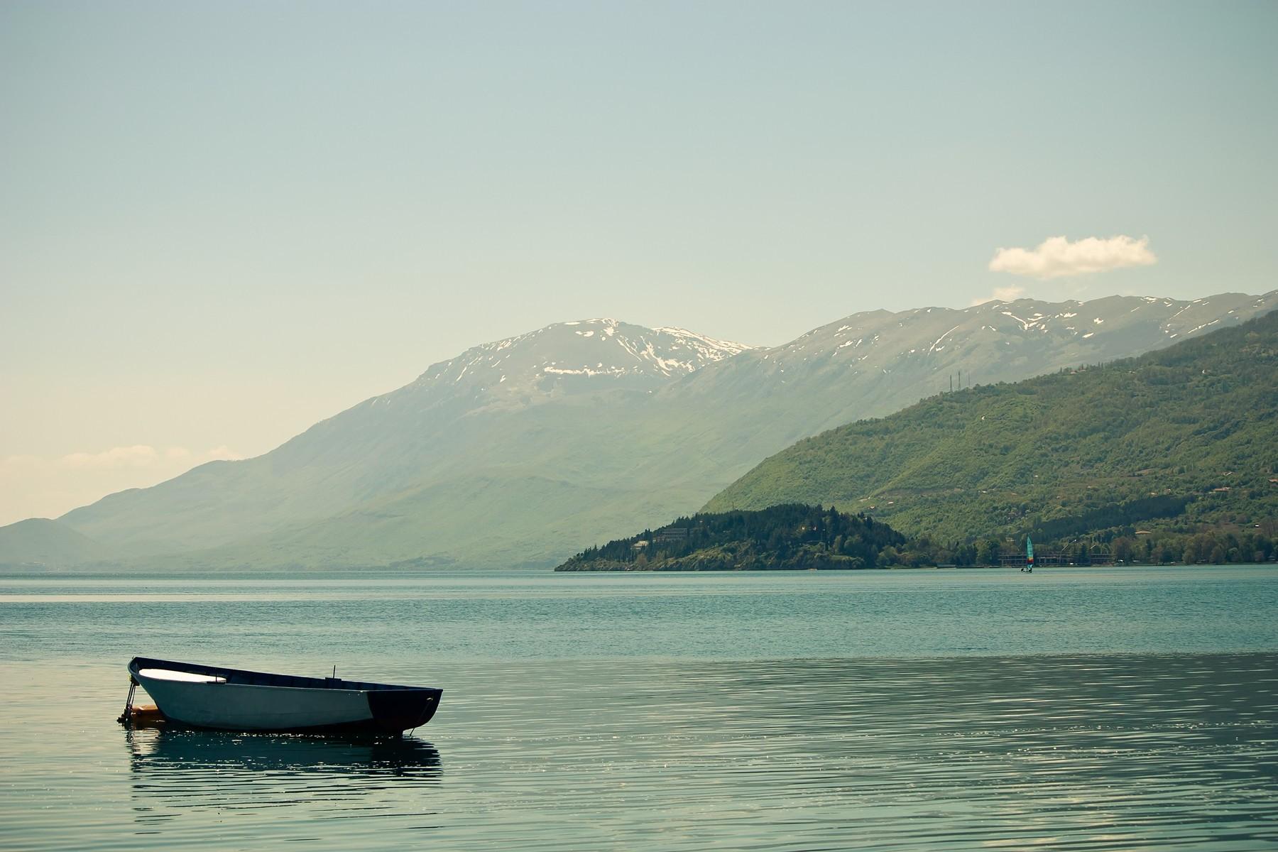 1800x1200 Ohrid, Lake, Macedonia, Mountain Wallpaper HD / Desktop and Mobile Background