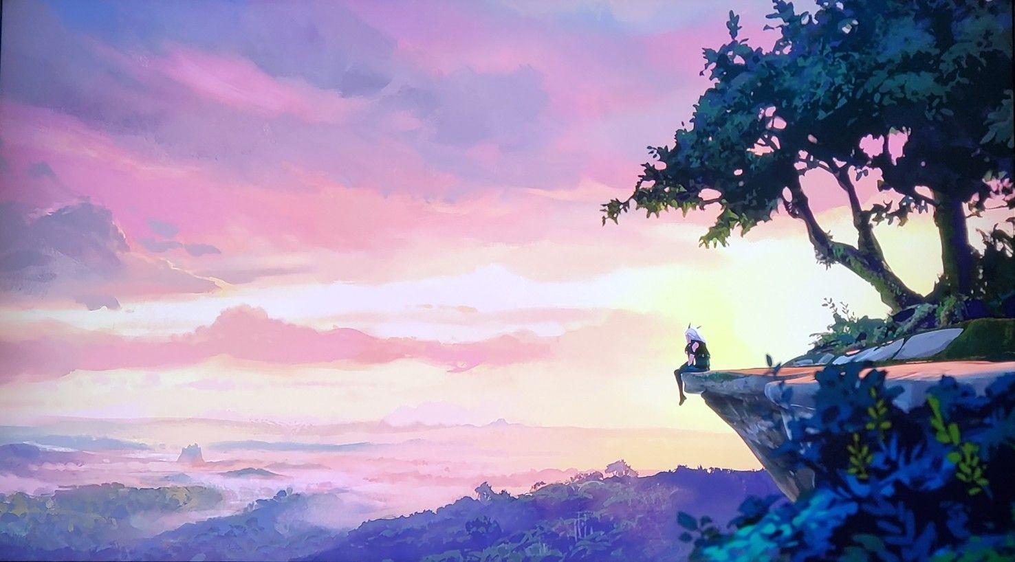 1476x818 Rayla Dragon Prince. Anime scenery