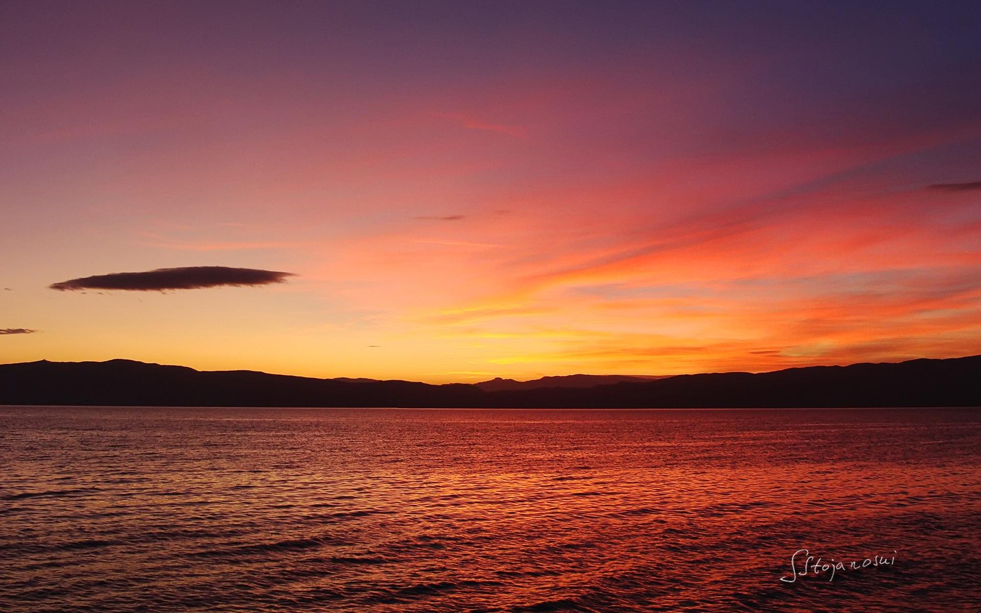 1920x1200 After sunset, Lake Ohrid, Windows 8 theme HD wallpaper Wallpaper Download sunset, Lake Ohrid, Windows 8 theme HD wallpaper Wallpaper Wallpaper Site