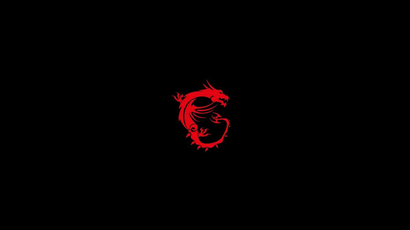 1366x768 Msi Dragon Logo 1366x768 Resolution HD 4k Wallpaper, Image, Background, Photo and Picture