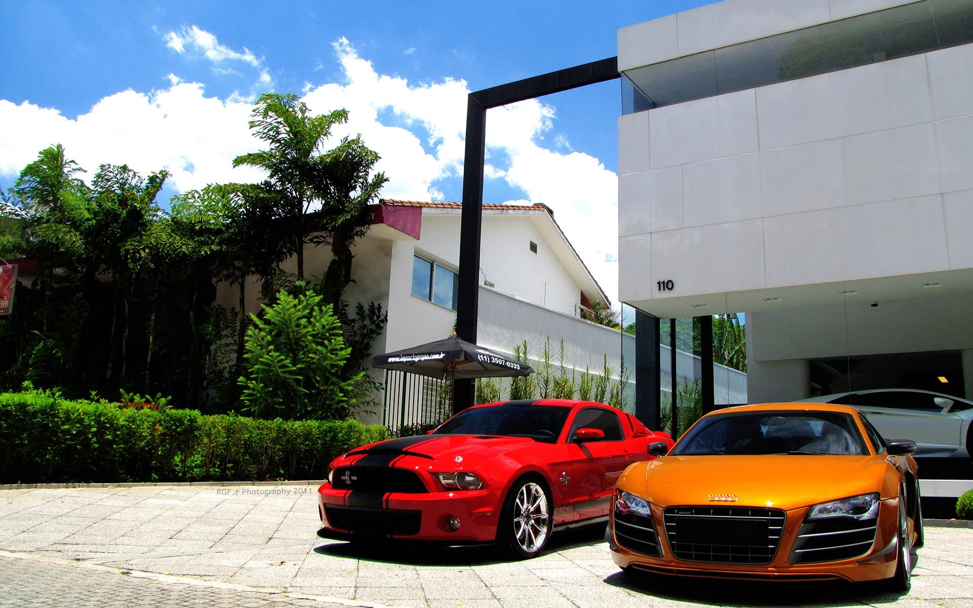 1920x1200 cars, Orange, Houses, Lamborghini, Muscle, Cars, Supercars, Lamborghini, Aventador, Audi, R Ford, Mustang, Shelby, Gt500 Wallpaper HD / Desktop and Mobile Background