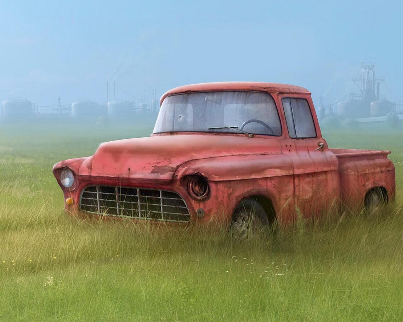 Vintage Red Truck Wallpapers - Top Free Vintage Red Truck Backgrounds
