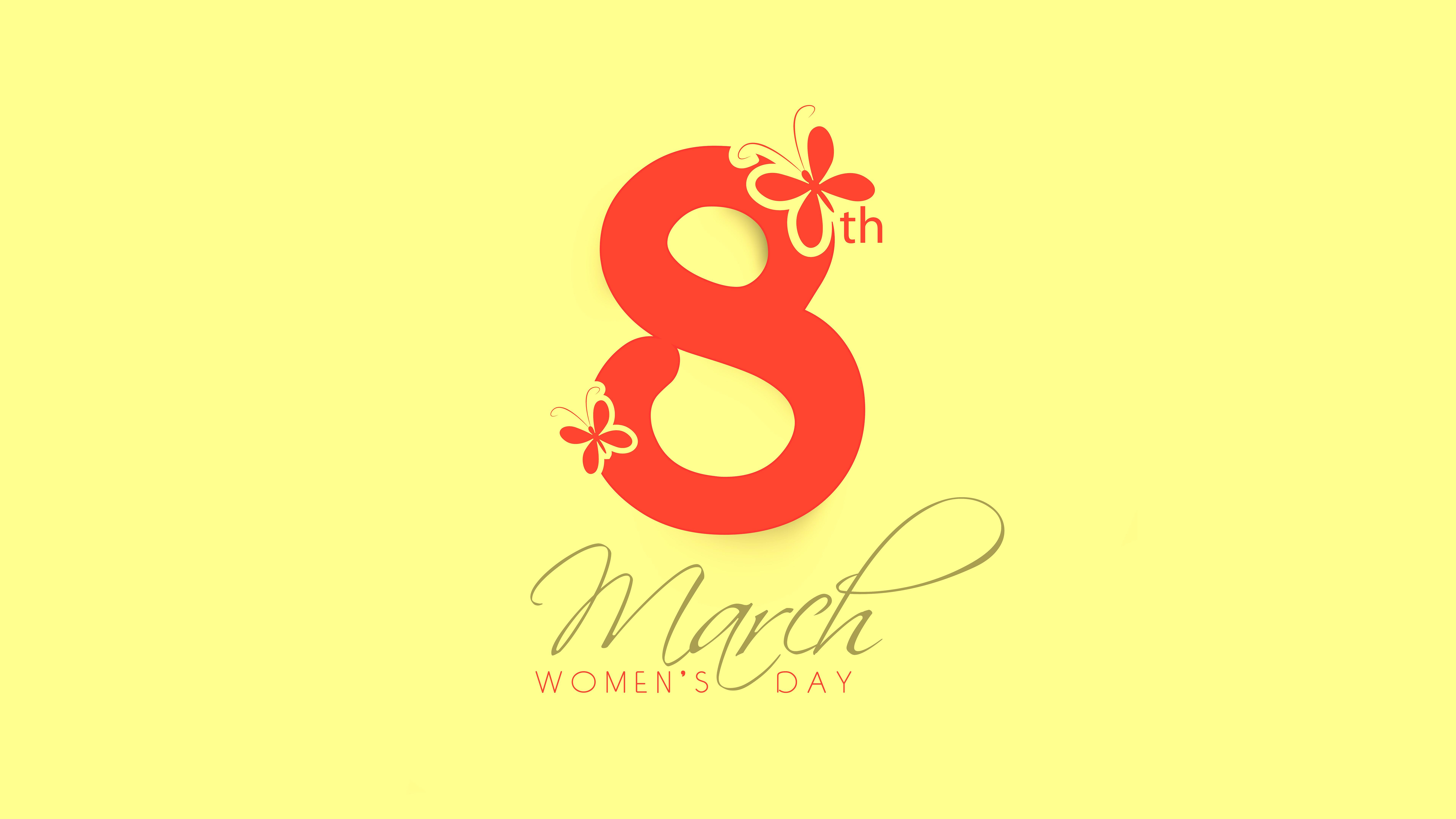 7680x4320 March 8th International Womens Day 4K 8K Wallpaper