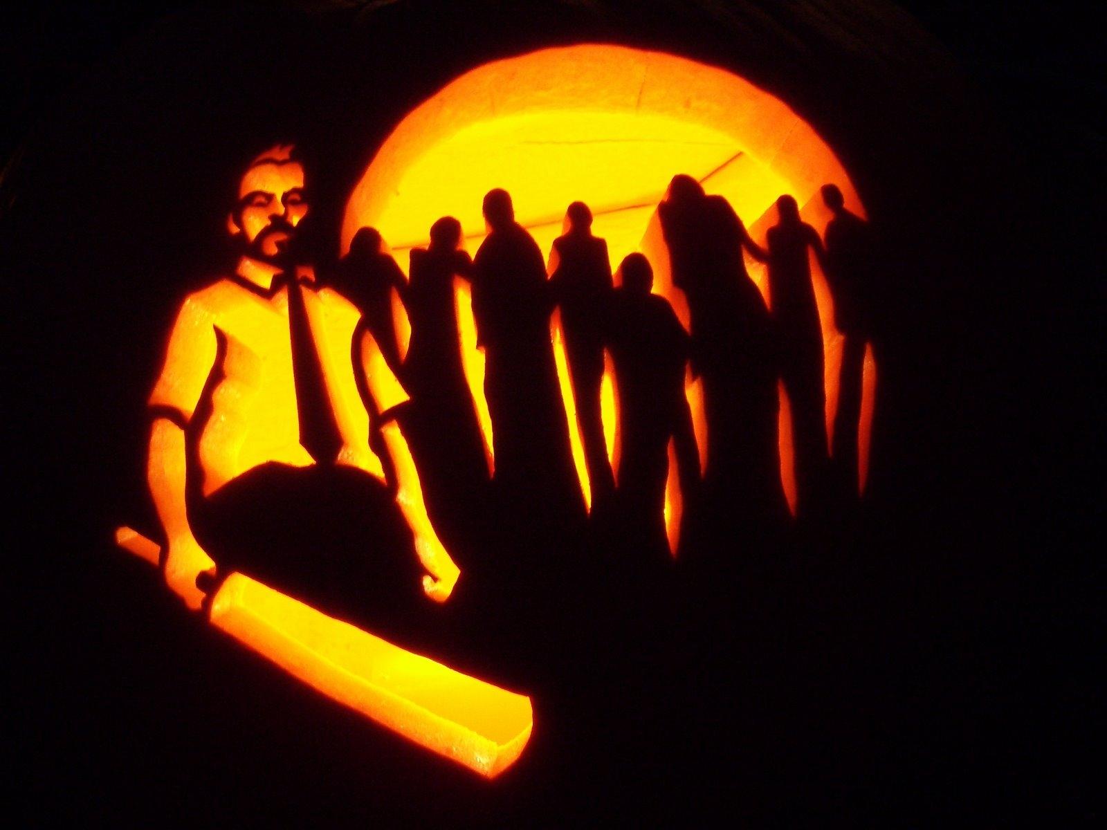 1600x1200 zombies shaun of the dead cricket bat pumpkins 1600x1200 wallpaper High Quality Wallpaper, High Definition Wallpaper