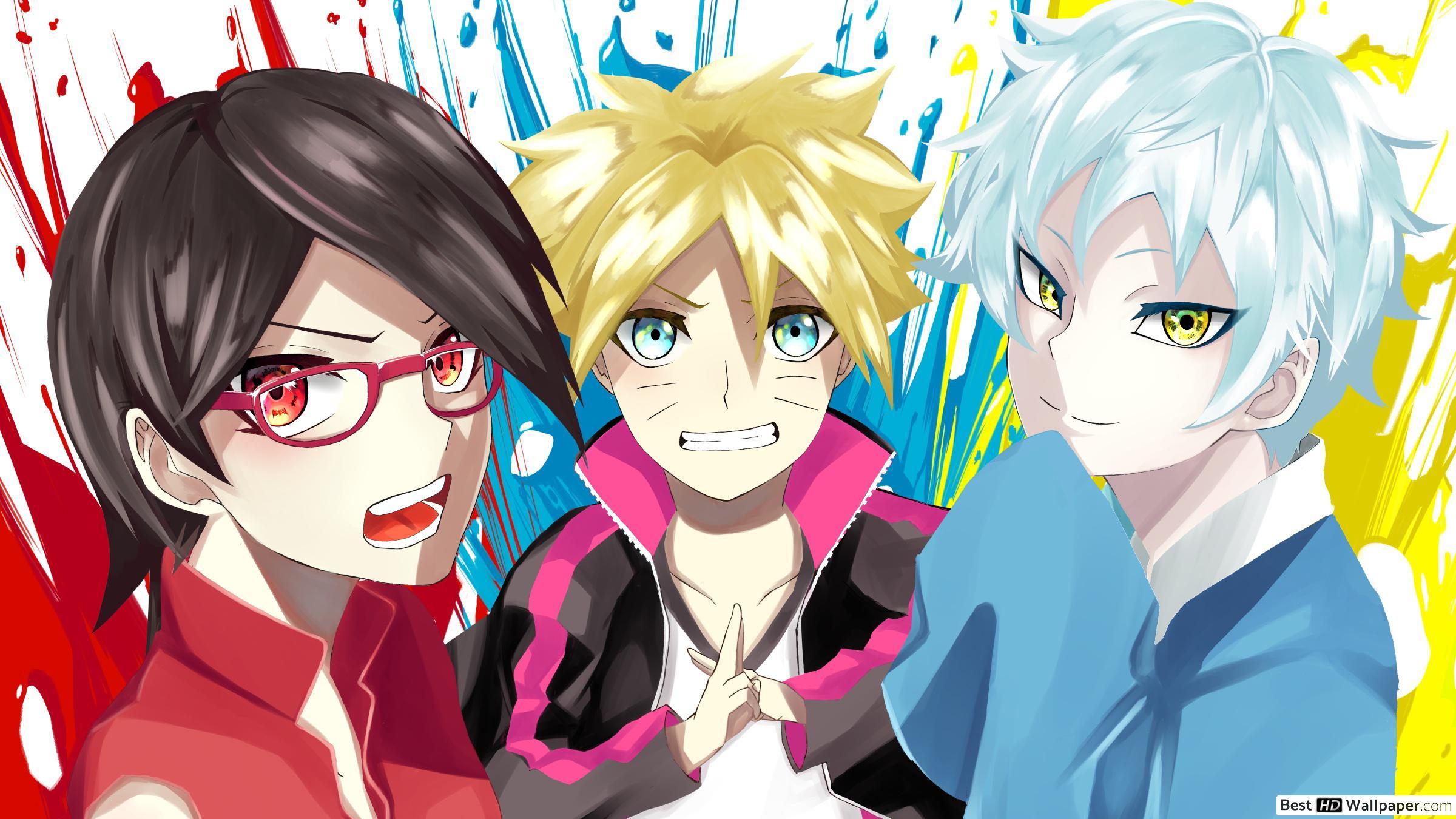 2400x1350 Boruto : Naruto Next Generation Uchiha, Boruto Uzumaki & Mitsuki HD wallpaper download