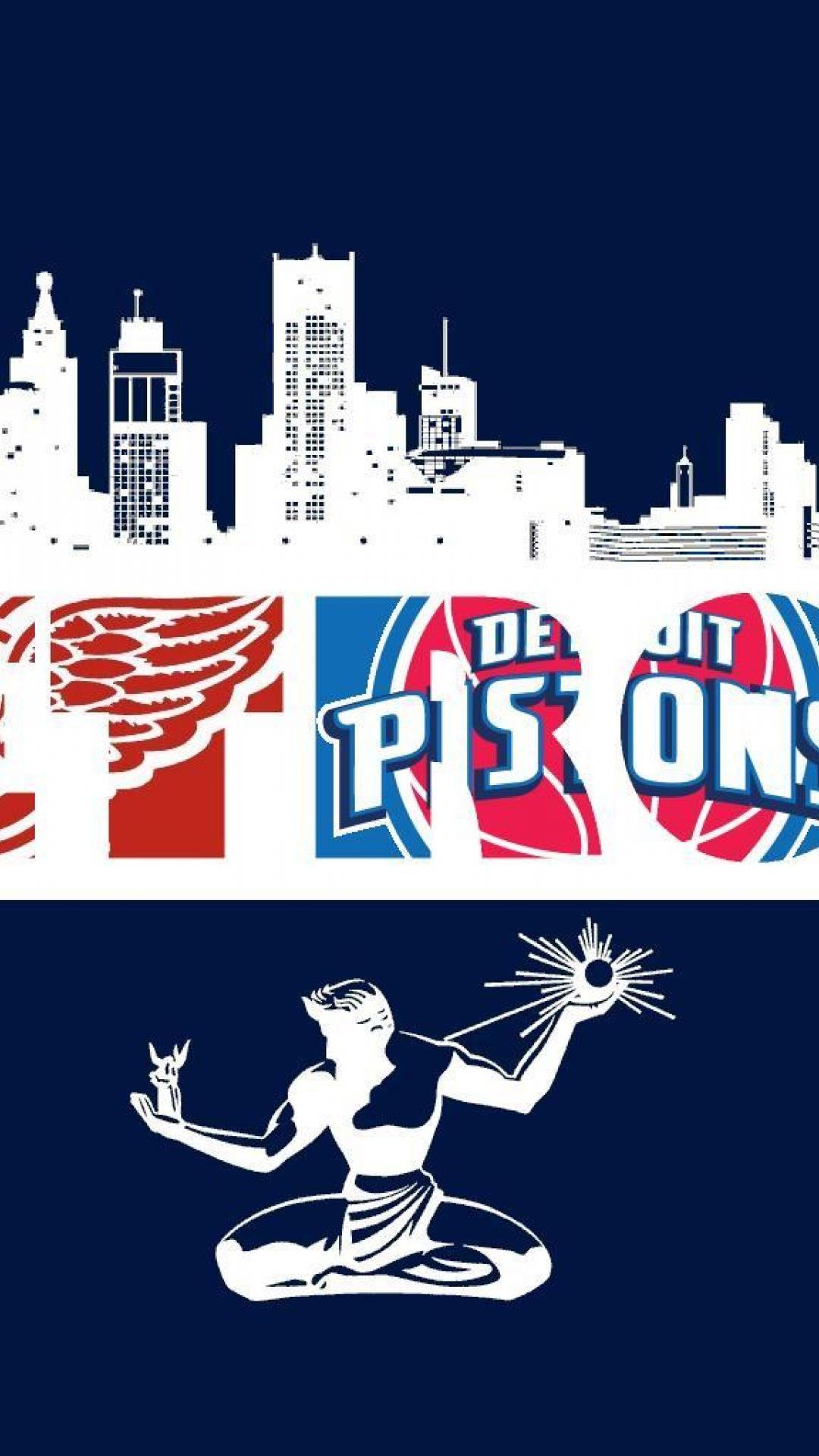1080x1920 ScreenHeaven: Detroit Detroit Lions Detroit Pistons Detroit Red