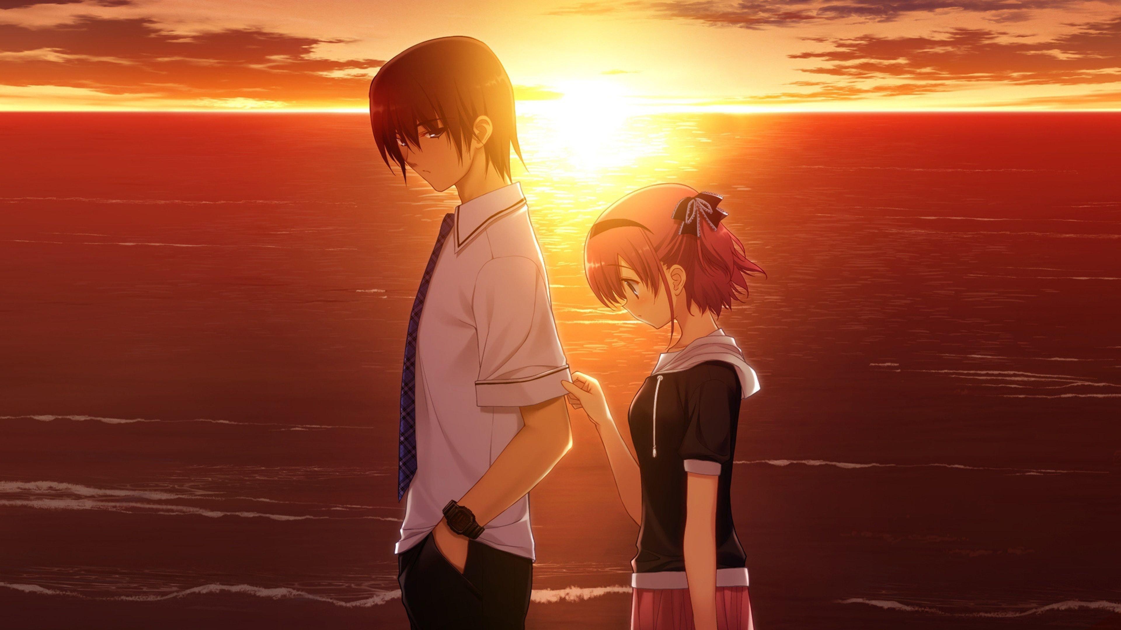 3840x2160 Love Sad Cartoon Image HD HD Wallpaper