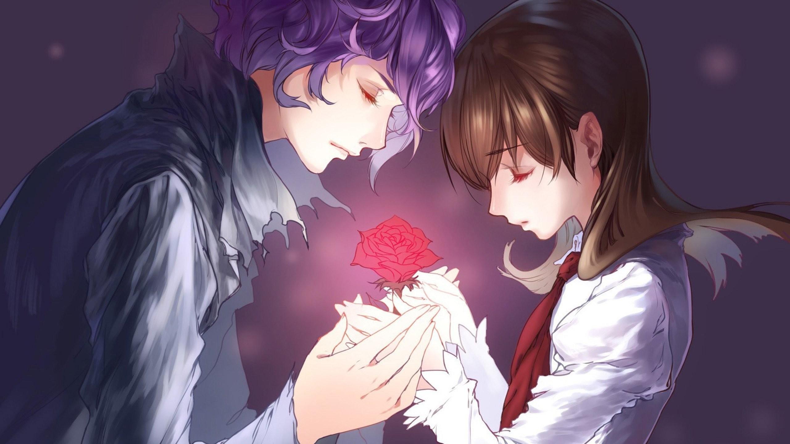 2560x1440 2560x Women, couple, Original, Desktop Wallpaper, Image Of Girl And Boy