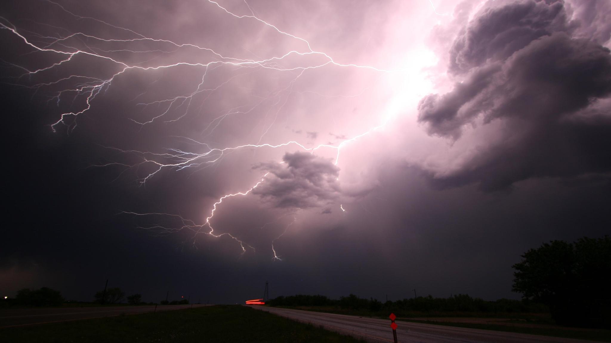 2048x1152 Lightning Storm 4k 2048x1152 Resolution HD 4k Wallpaper, Image, Background, Photo and Picture