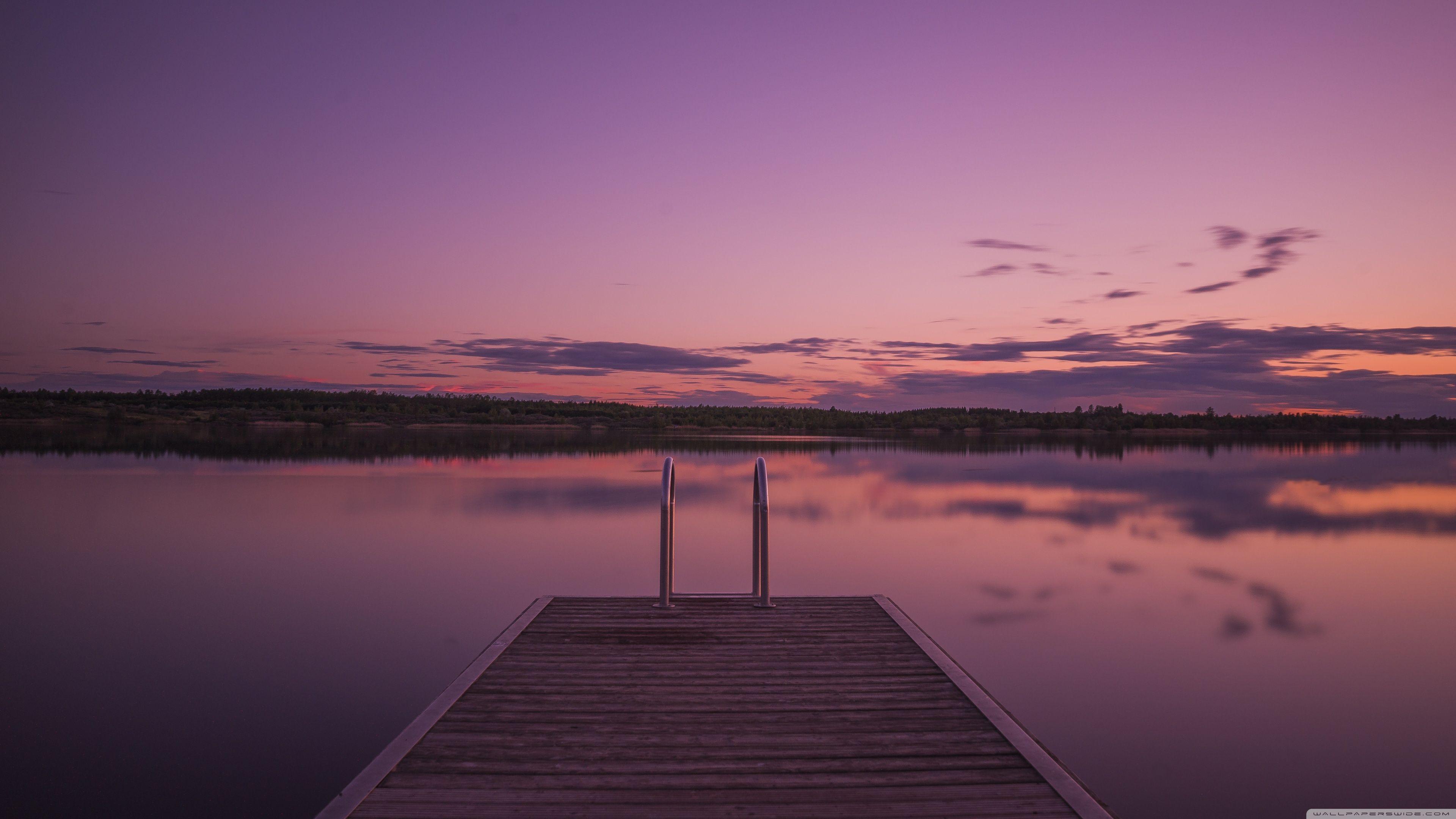 3840x2160 Aesthetic Sunset Desktop Wallpaper