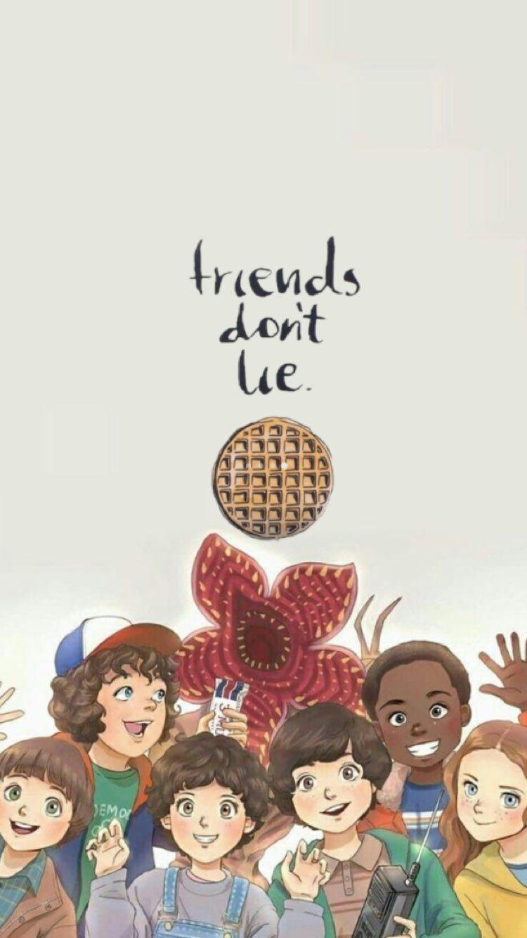 750x1334 Wallpaper. Stranger things sticker, Stranger things poster, Stranger things art