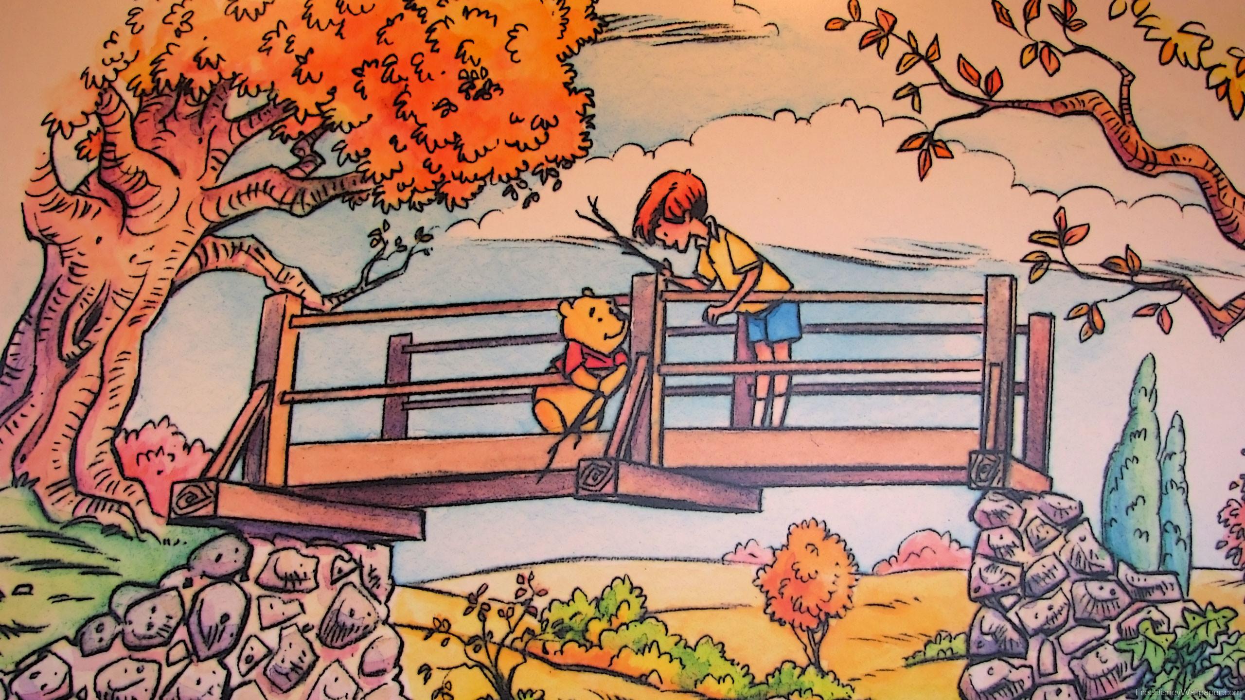 2560x1440 image Thanksgiving Winnie The Pooh Wallpaper For Laptop Disney