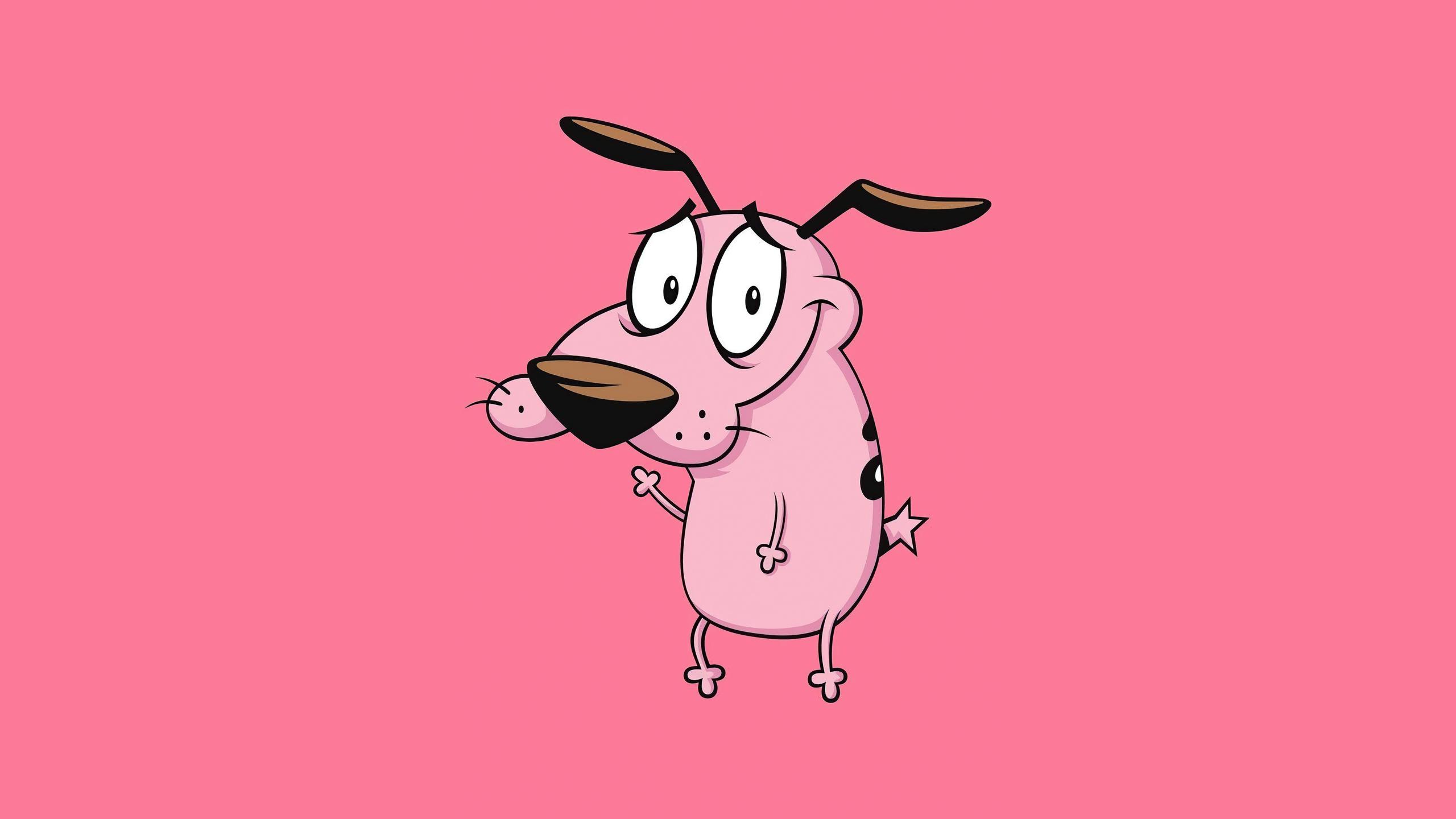 2560x1440 Courage The Cowardly Dog Minimal 4k 1440P Resolution HD 4k Wallpaper, Image, Background, Photo and Picture