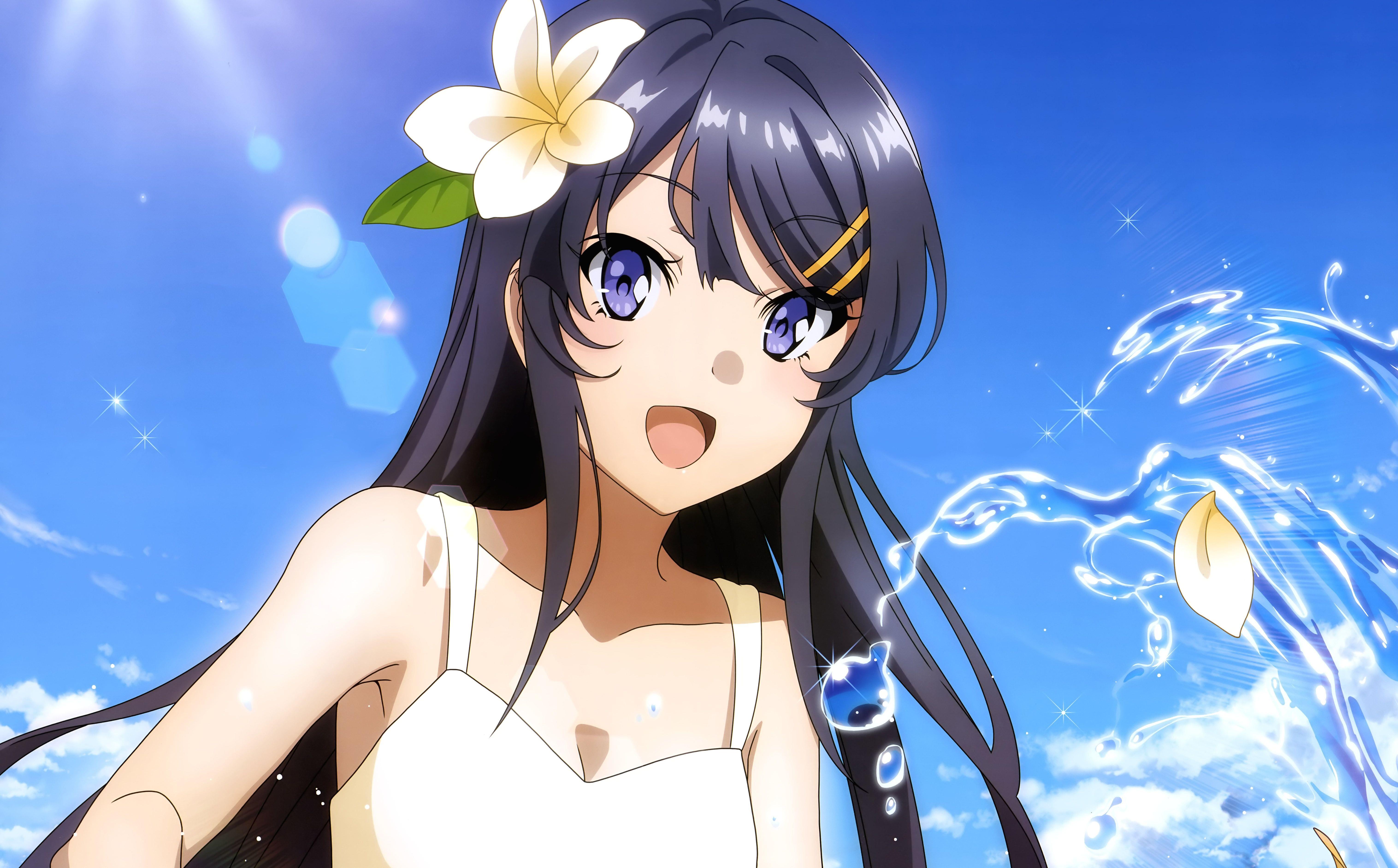 6065x3765 Anime Seishun Buta Yarou wa Bunny Girl Senpai no Yume wo Minai #Flower Mai Sakurajima #Sunshine #Water K #wallpaper #hdwallp. Anime, Bunny girl, Mai sakurajima