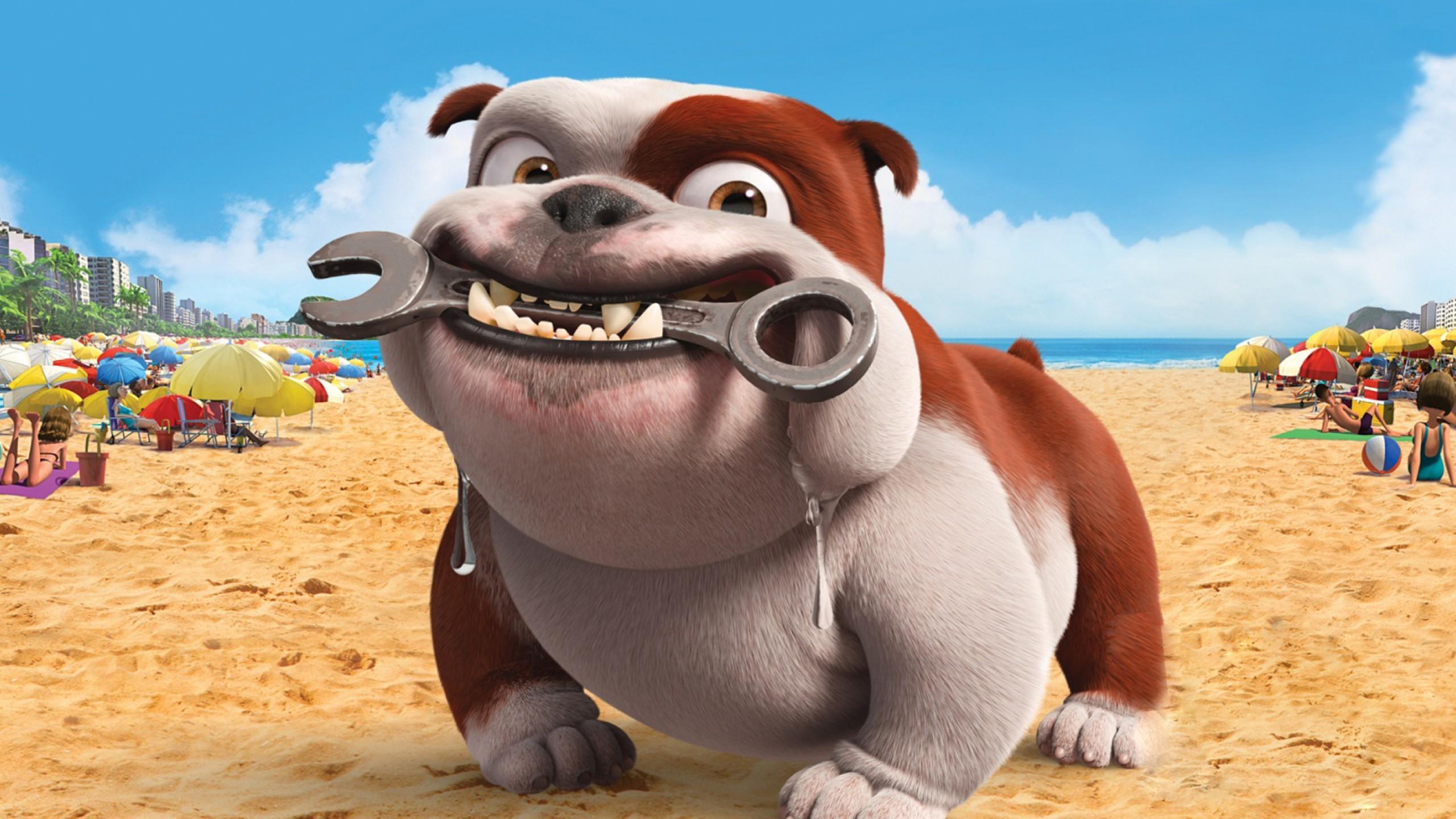 2560x1440 Free Download Dog Cartoon HD Wallpaper for Desktop and Mobiles Youtube Cover Photo