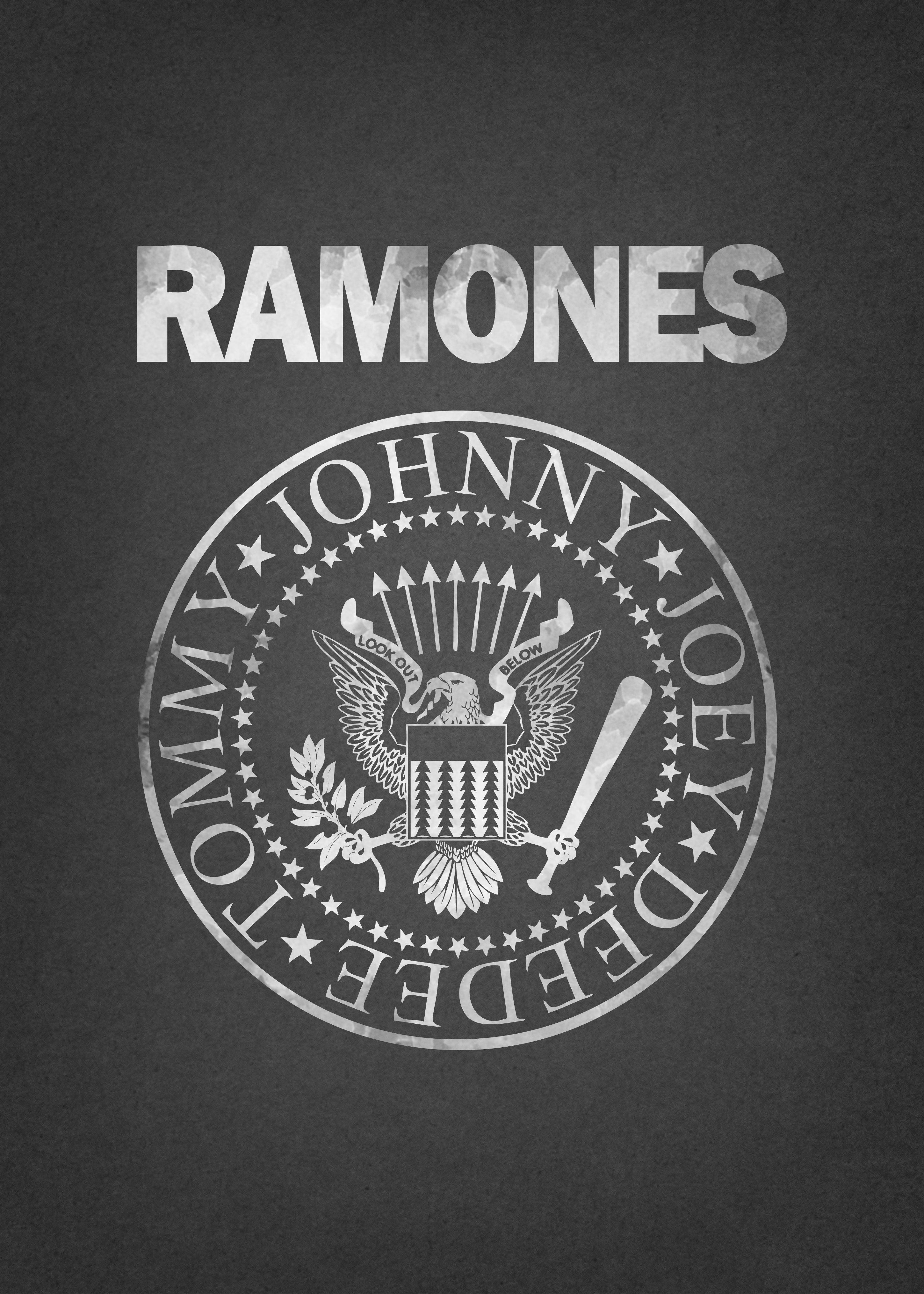 2900x4060 Ramones Band Logo Poster' Poster by Zull. Displate. Rock band posters, Band posters, Band logos