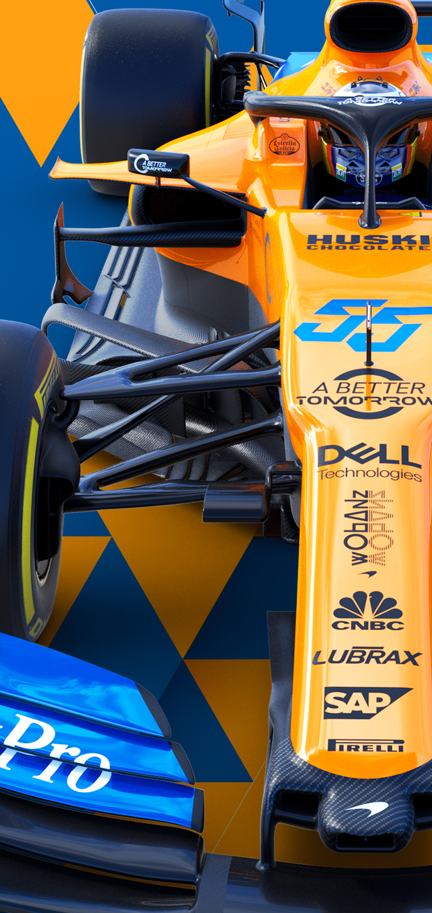 1440x3040 Mclaren F1 S10+: S10wallpaper
