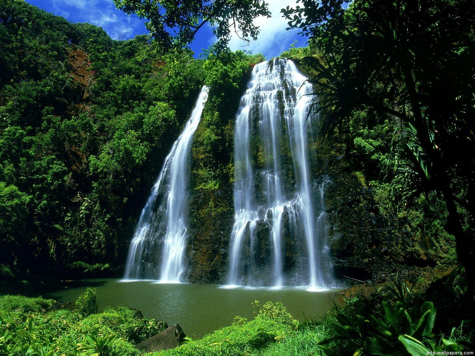 1600x1200 Free download wallpaper HD waterfalls wallpaper desktoparts wallpapercomdesktop [1600x1200] for your Desktop, Mobile & Tablet. Explore Hawaii Wallpaper for Computer. Hawaii Free Wallpaper, Wallpaper Hawaii for Computer Waikiki