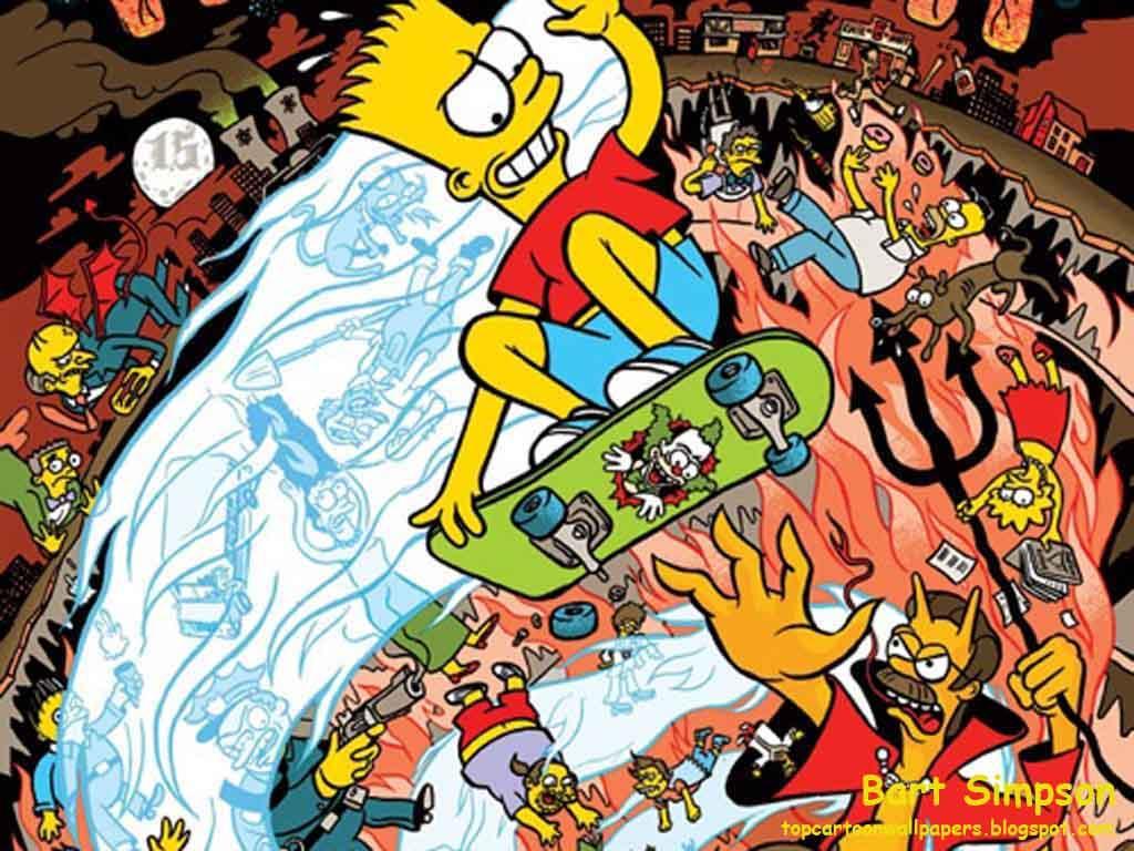 1024x768 Bart Simpson Aesthetic Computer Wallpaper and HD Background free download on PicGaGa