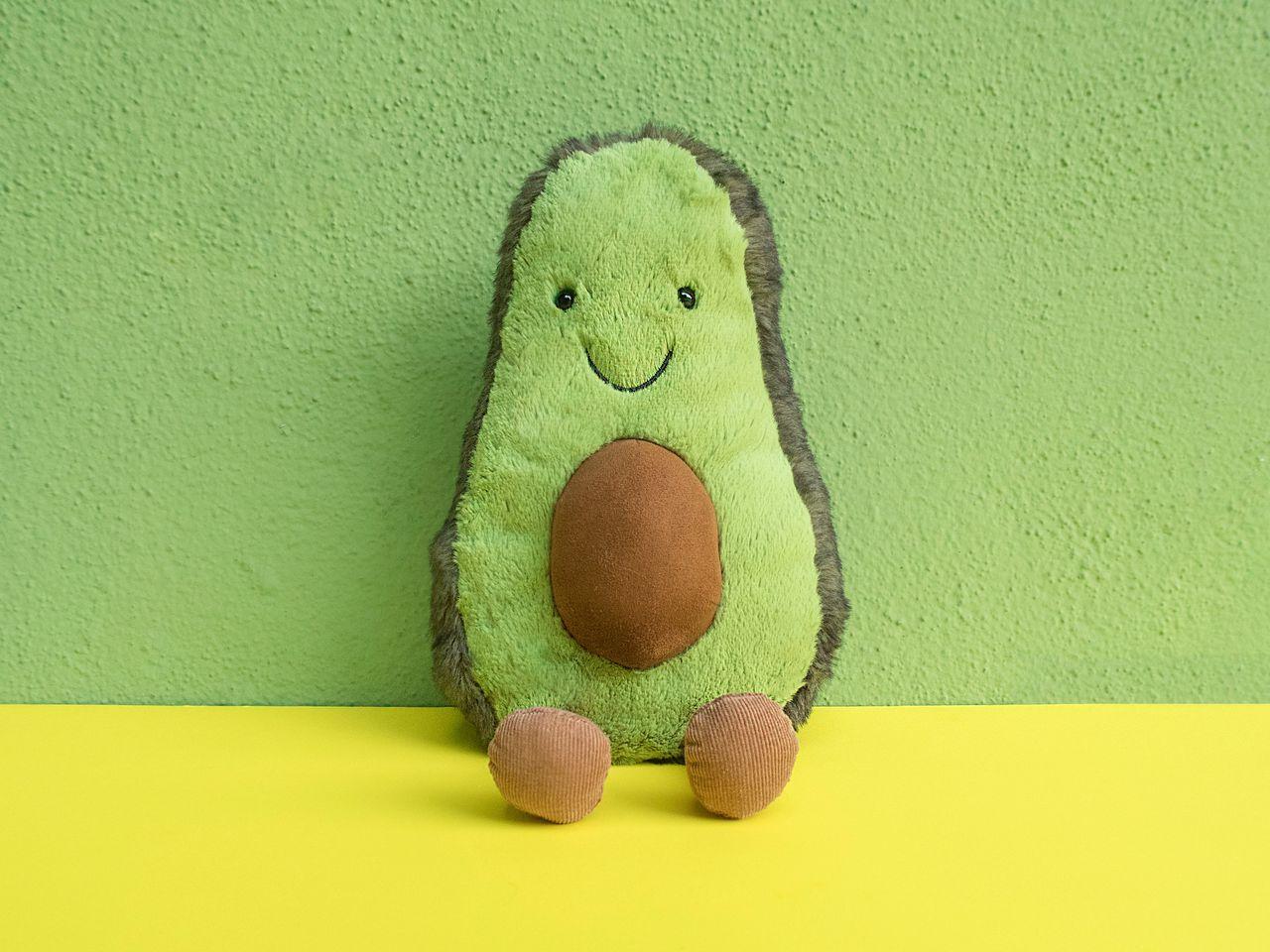 1280x960 Download wallpaper 1280x960 toy, teddy, avocado, cute, green standard 4:3 HD background