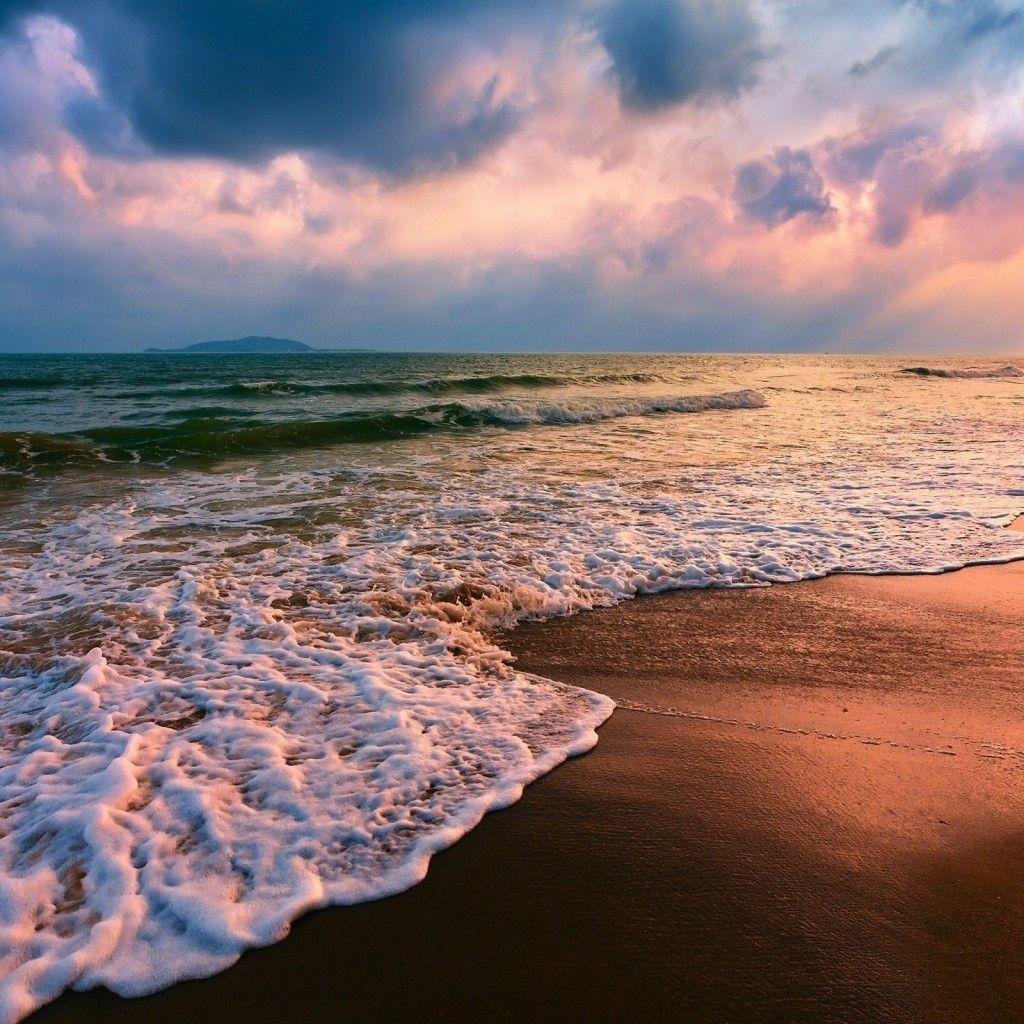 1024x1024 Aesthetic Wallpaper For iPad Beach