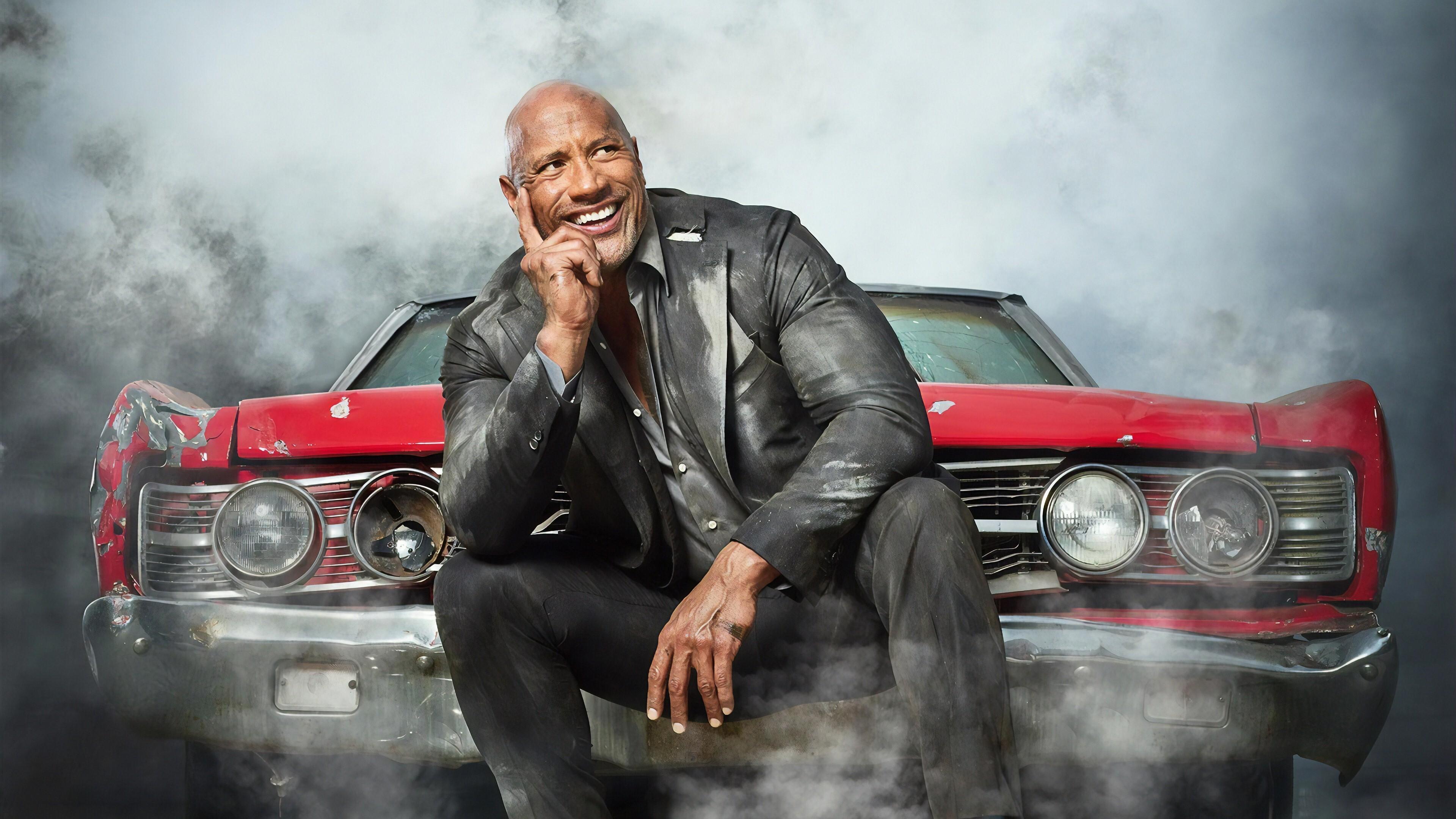 3840x2160 Fast and Furious Presents Dwayne Johnson As Hobbs 4K Wallpaper