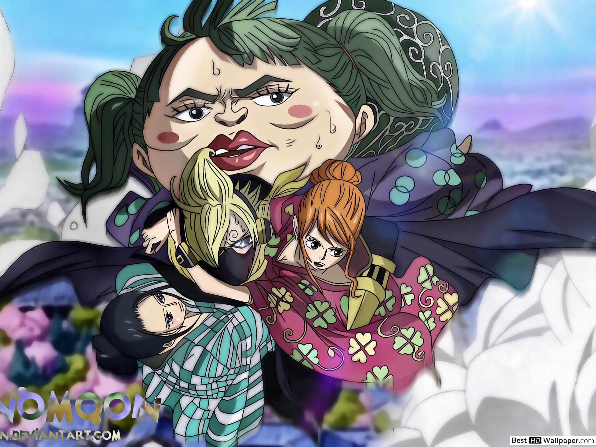 2048x1536 One Piece, Nami, Nico Robin & Sanji Vinsmoke HD wallpaper download