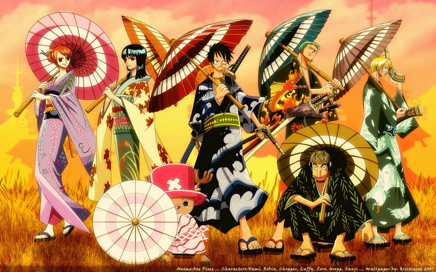 1440x900 one piece nico robin nami luffy zoro sanji chopper 1440x900 wallpaper