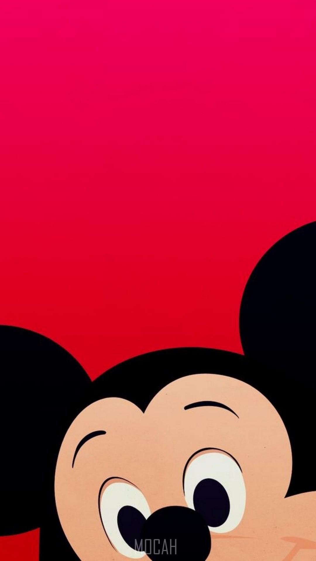 Red Mickey Mouse Wallpapers - Top Free Red Mickey Mouse Backgrounds ...