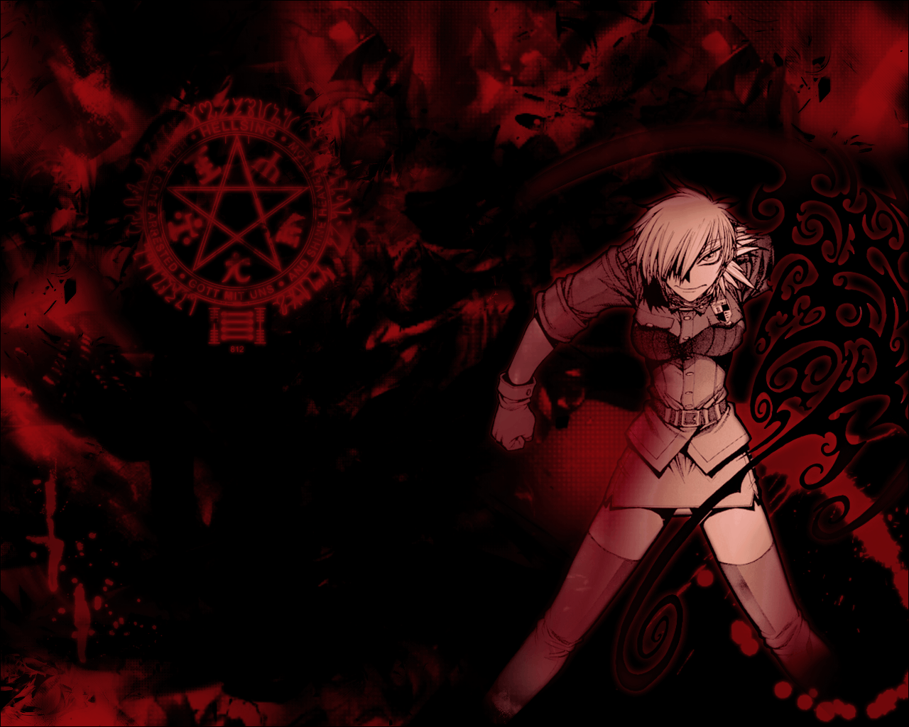 1280x1024 Hellsing background